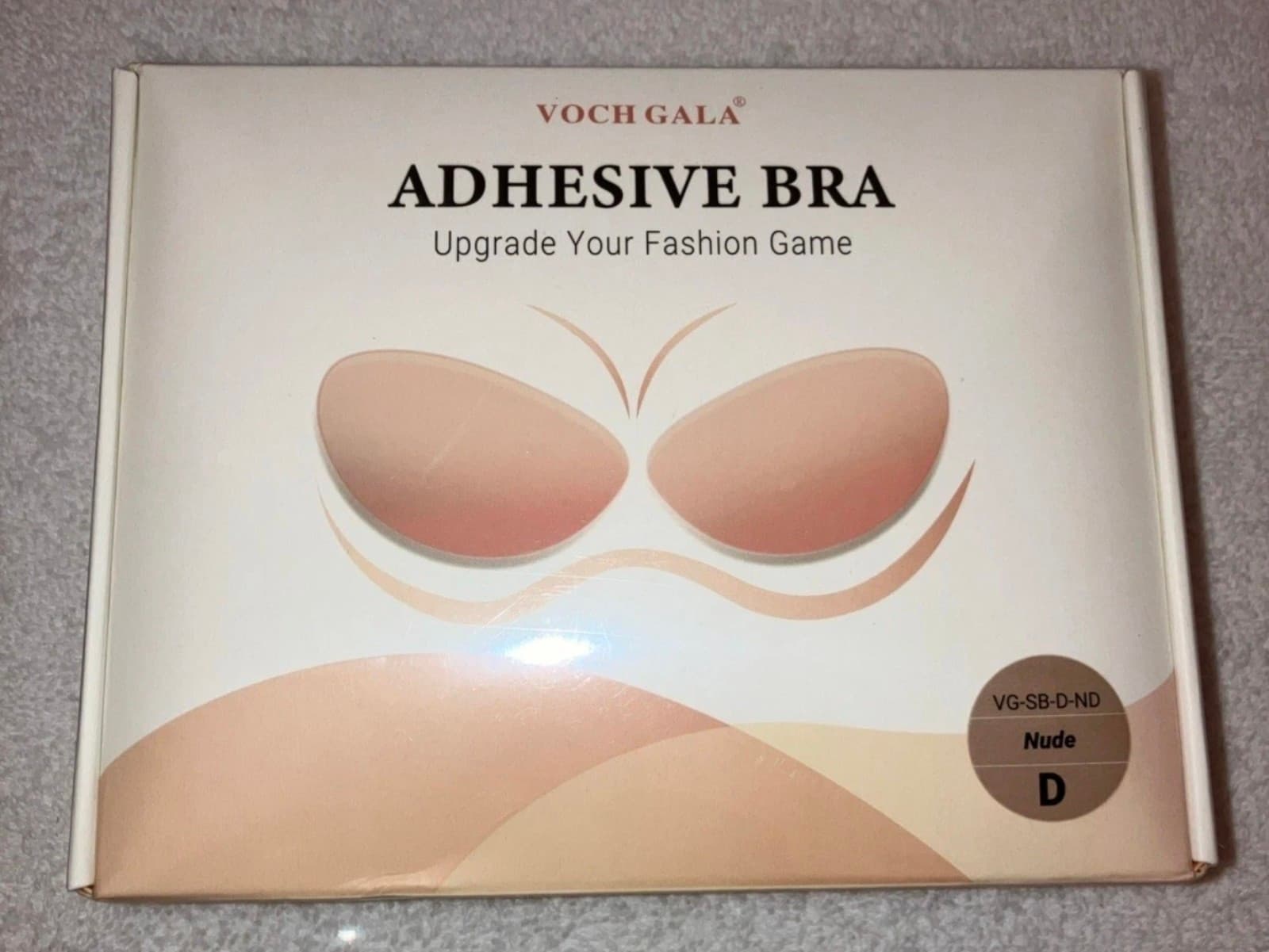Women’s Voch Gala Adhesive Bra, Nude, Size D, - Image 1