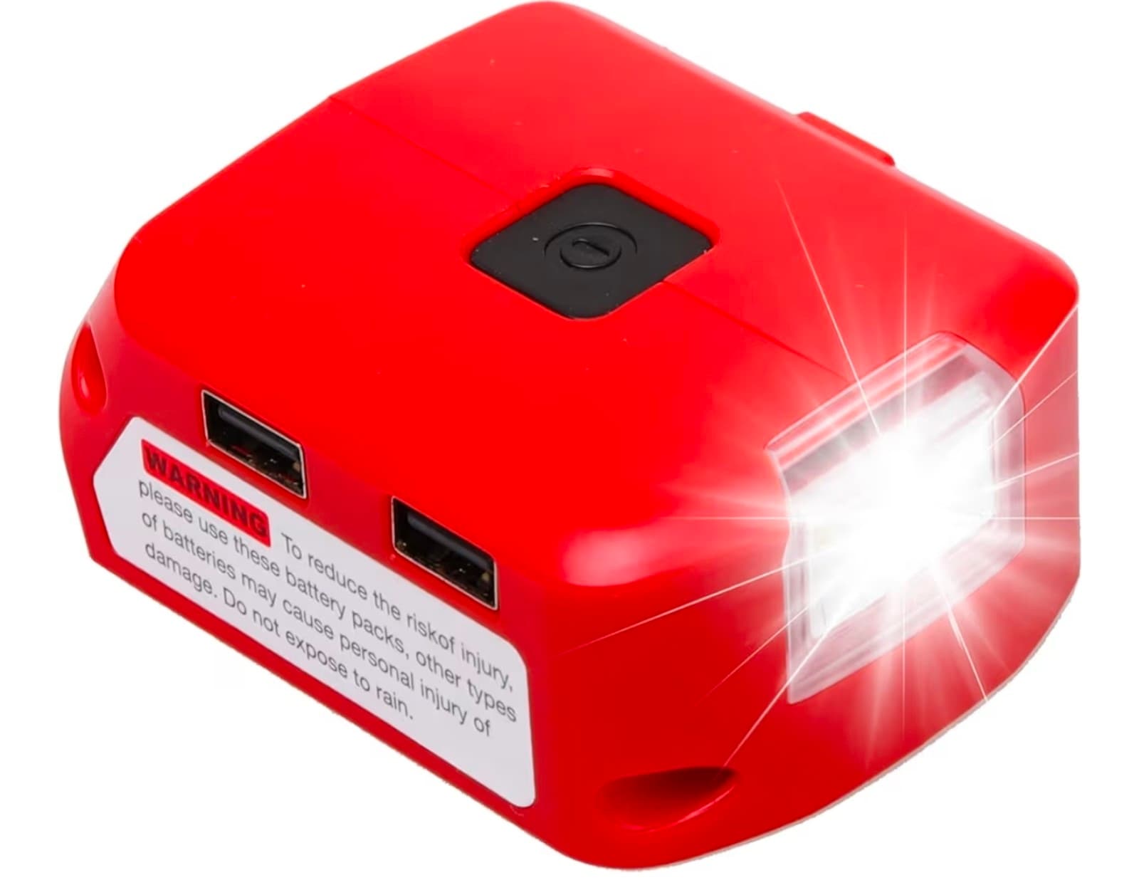 Replacement Milwaukee M18 Portable Battery Charger Adapter 49-24-2371 - Image 1