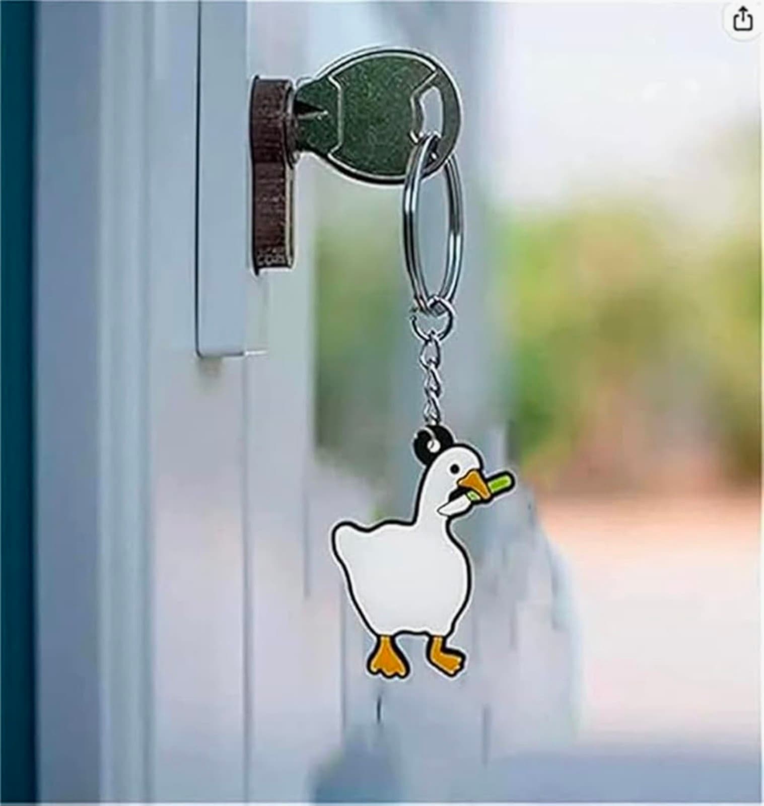 Goose with a Knife Keychain - Thumbnail 4