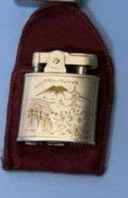 Prince Japanese Sterling Silver 950 Cigarette Table Lighter - Thumbnail 5