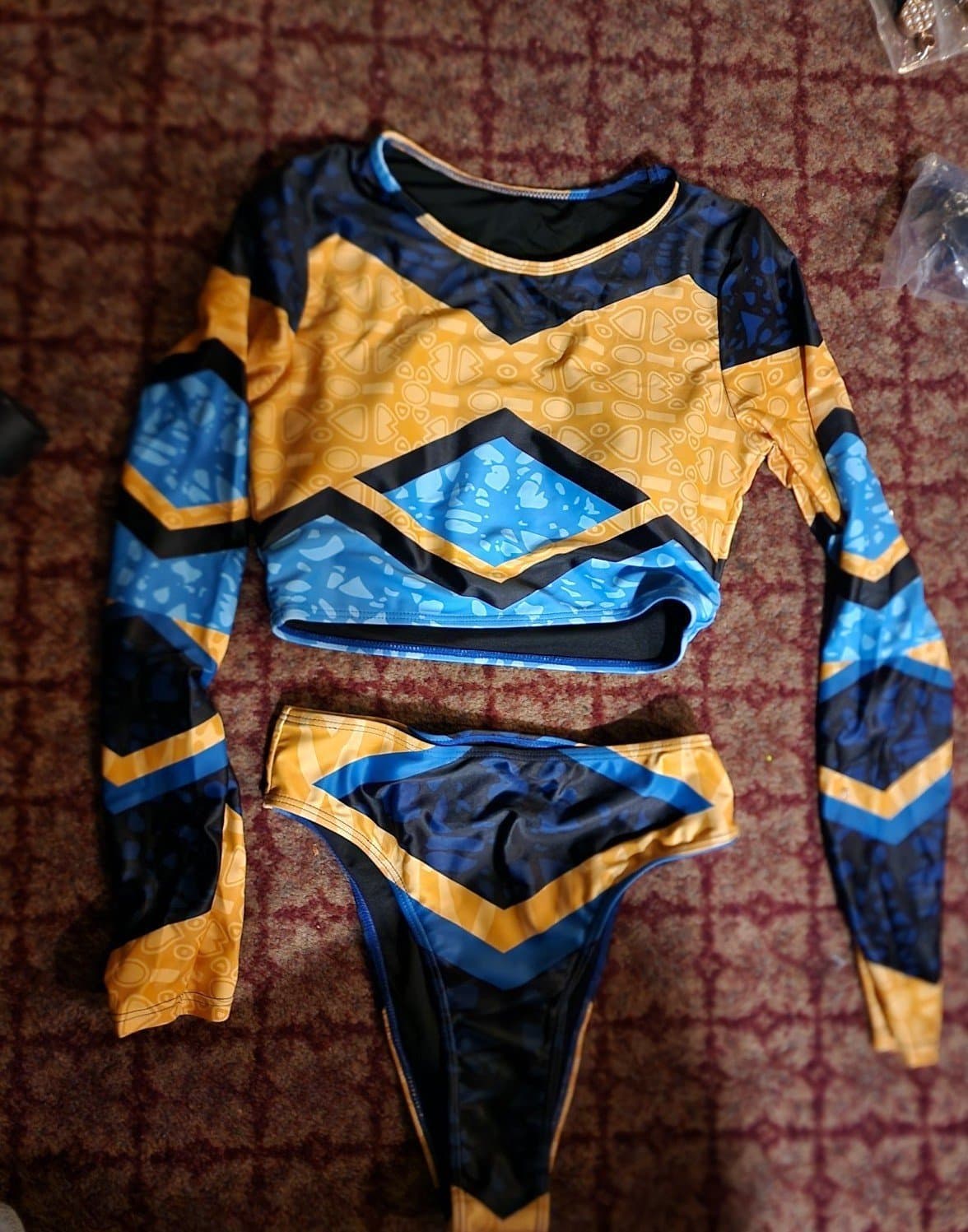 DSFEOIGY Low Waist Two Piece Bikini Long Sleeved - Thumbnail 6