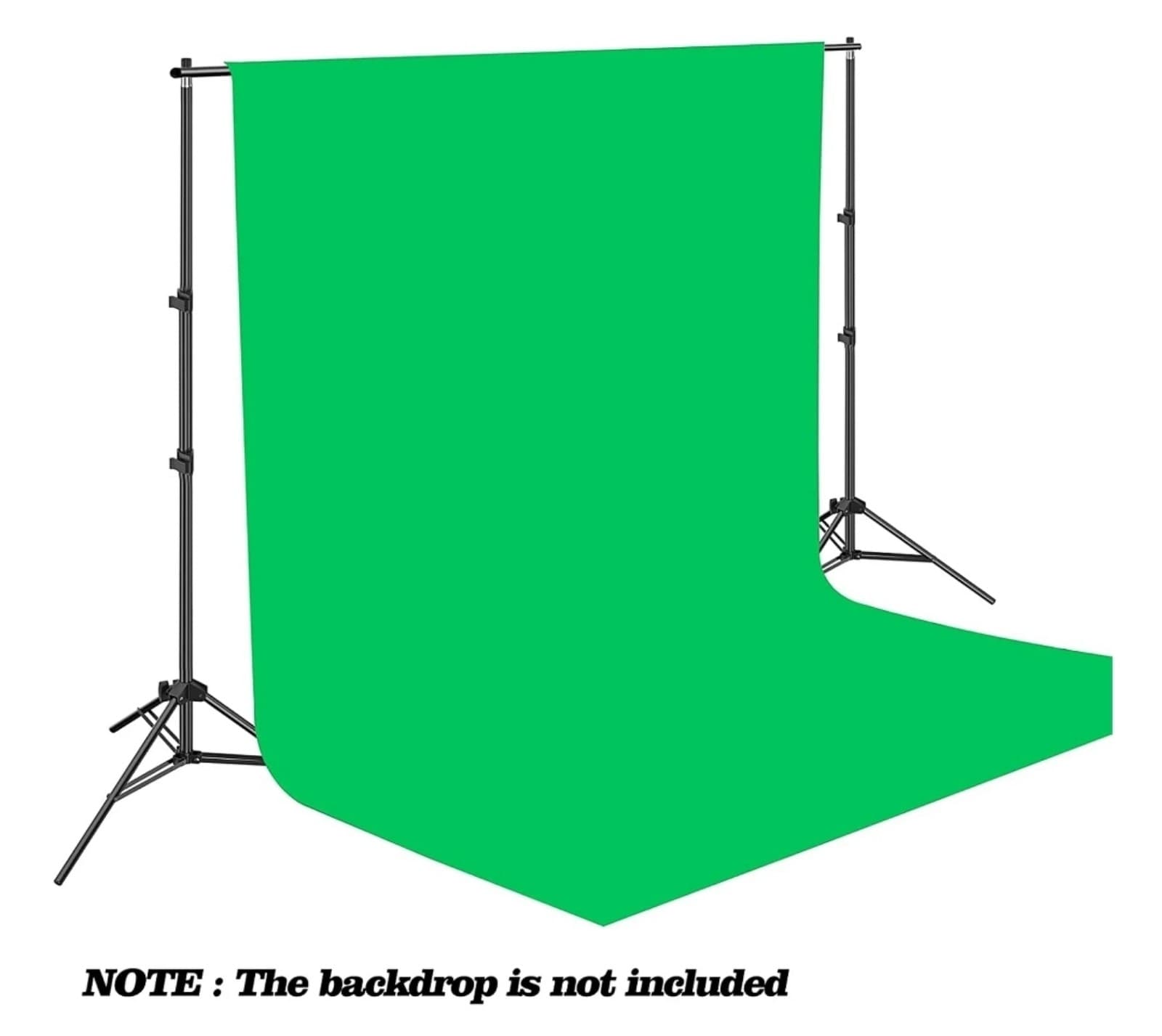 Photo Video Studio 10Ft Adjustable Background Stand Backdrop Support System Kit - Thumbnail 6