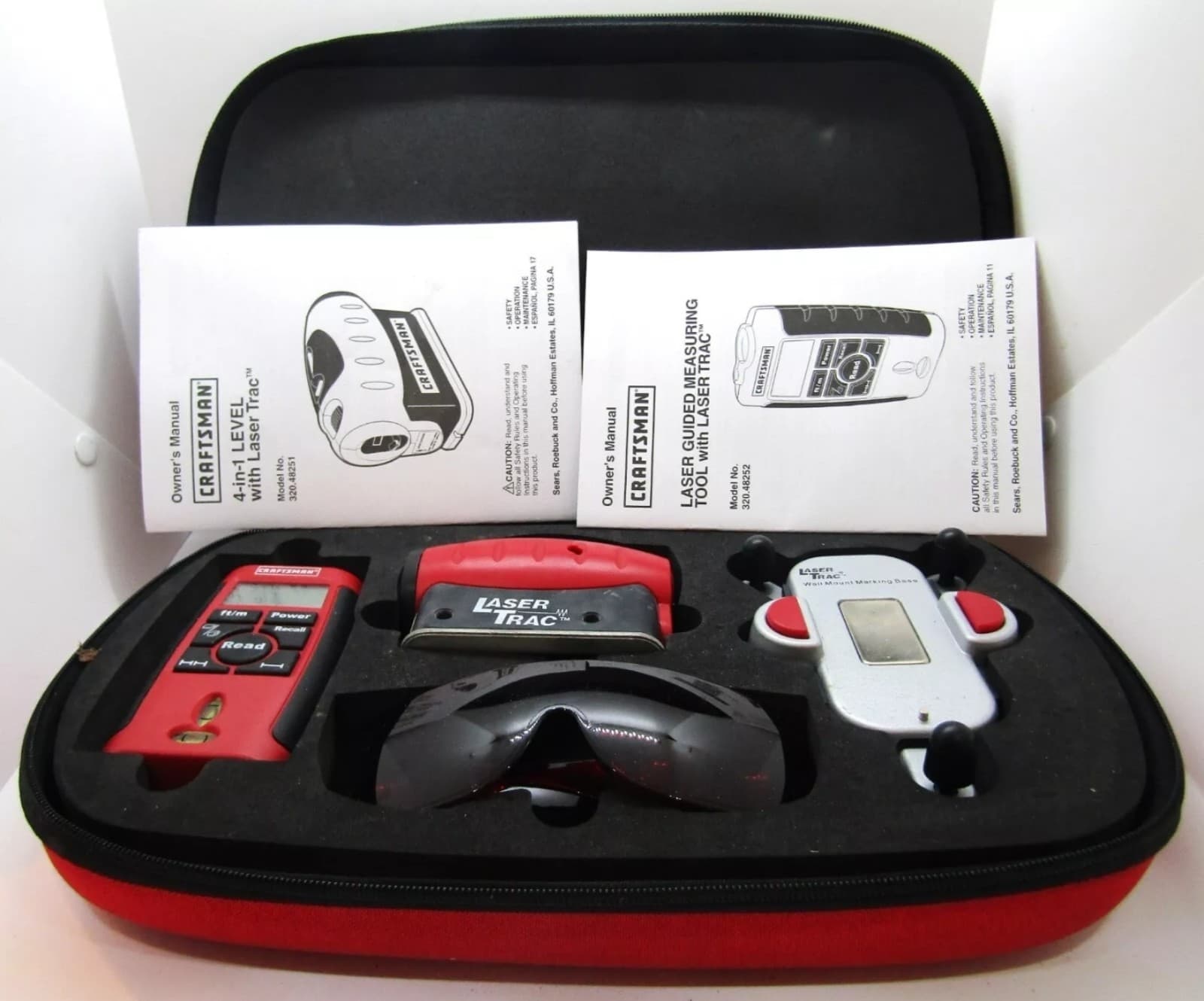 Craftsman 4-in-1 Level w/Laser Trac & Laser Guided Measuring Tool w/Laser Trac - Image 1