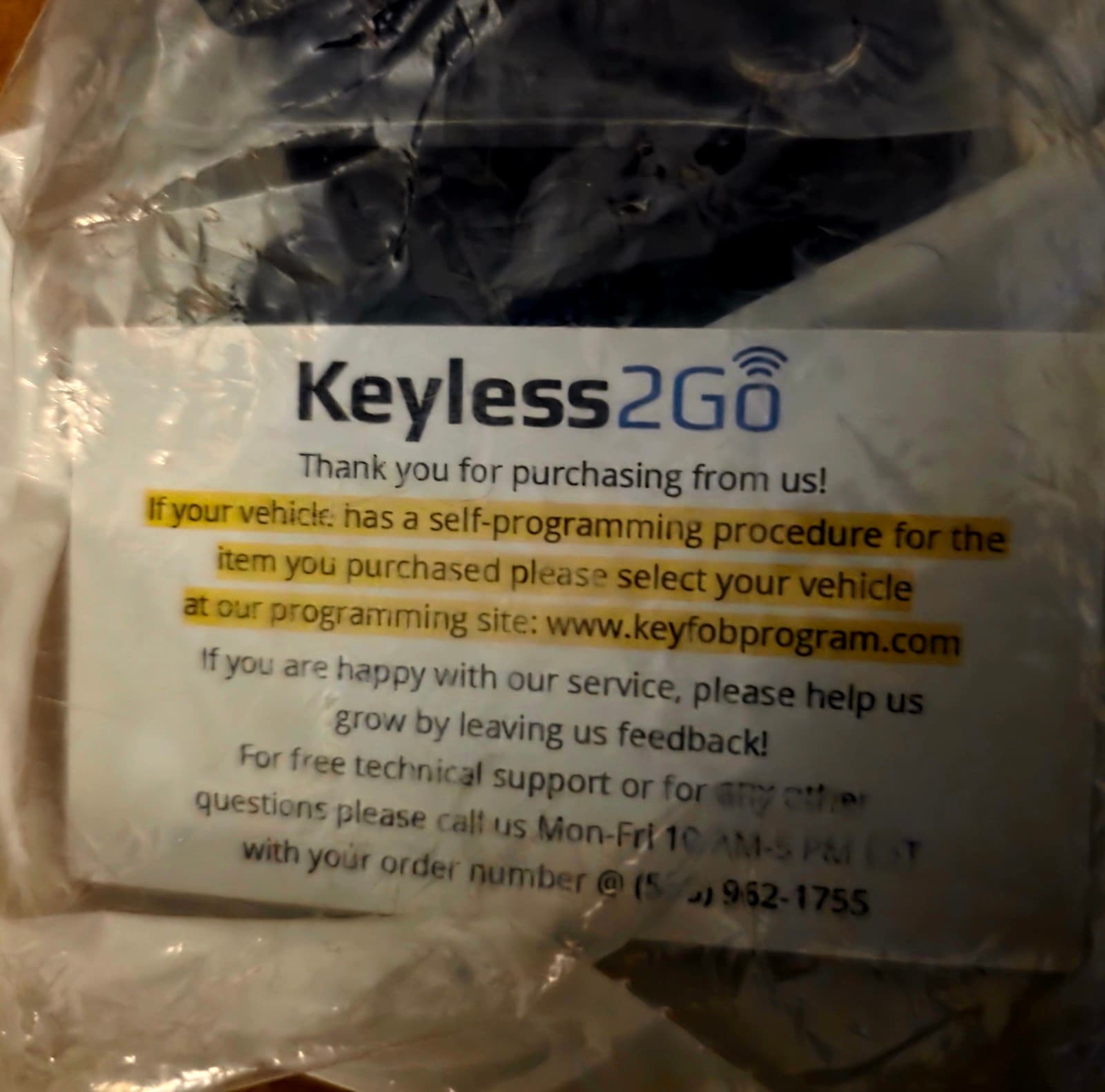 Toyota Keyless2Go Replacement for 3 Button Smart Proximity Key - Thumbnail 5