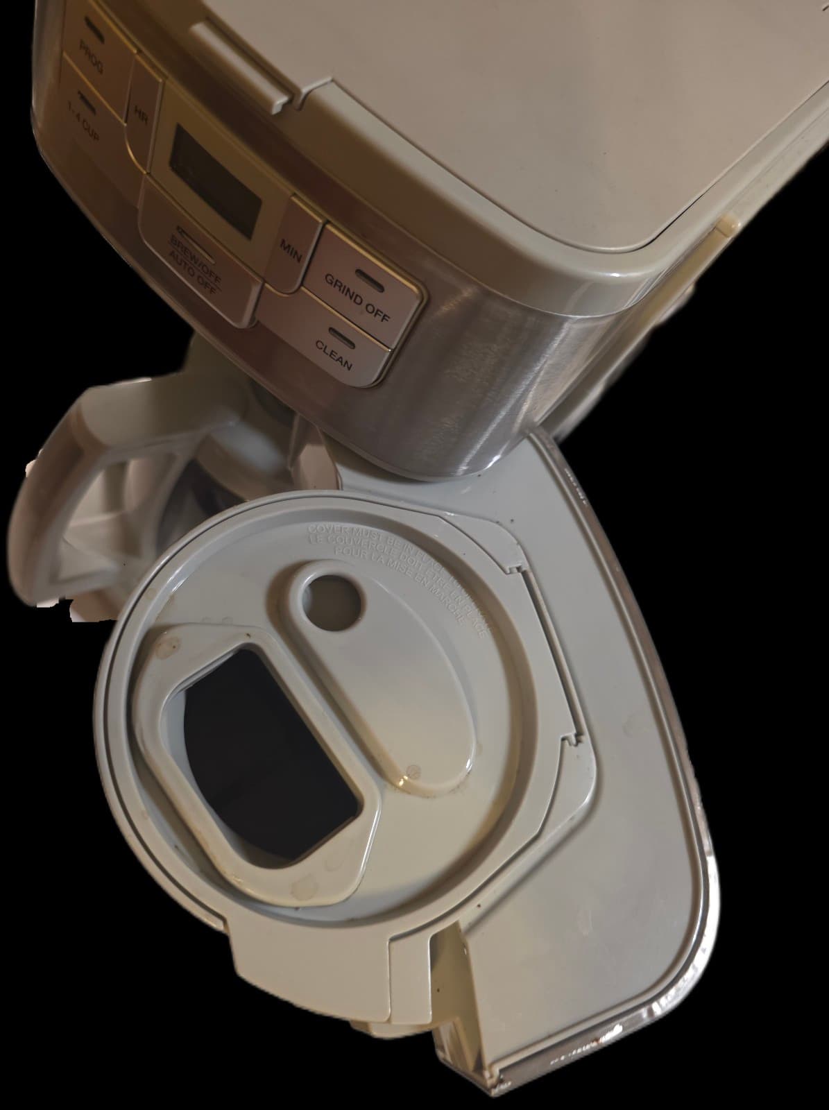 Cuisinart Grind & Brew 12 Cup Coffeemaker Gray/Stainless Steel - Thumbnail 5