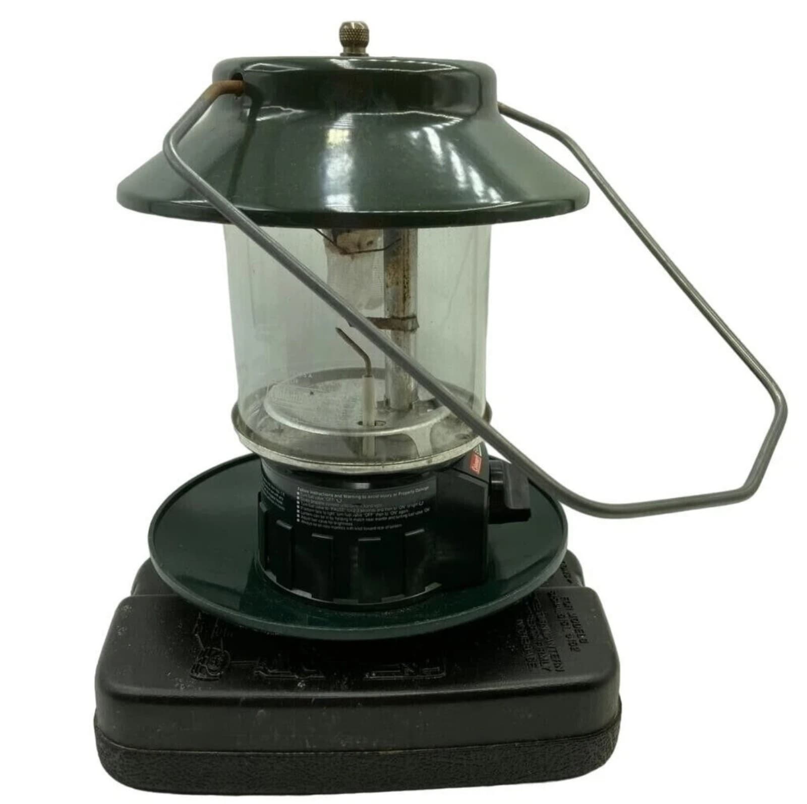 Coleman Lantern with Red Carrying Case Vintage New - Thumbnail 5