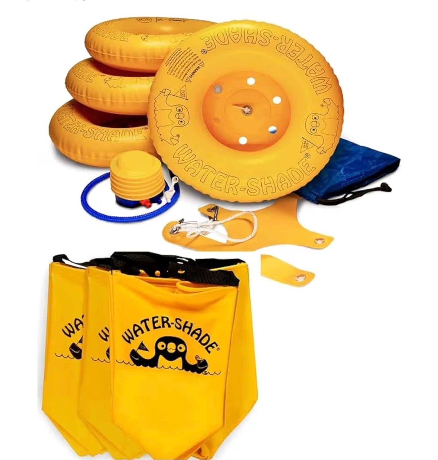 Water Shade Canopy Float Kit & Wind Anchor Bundle - Image 1