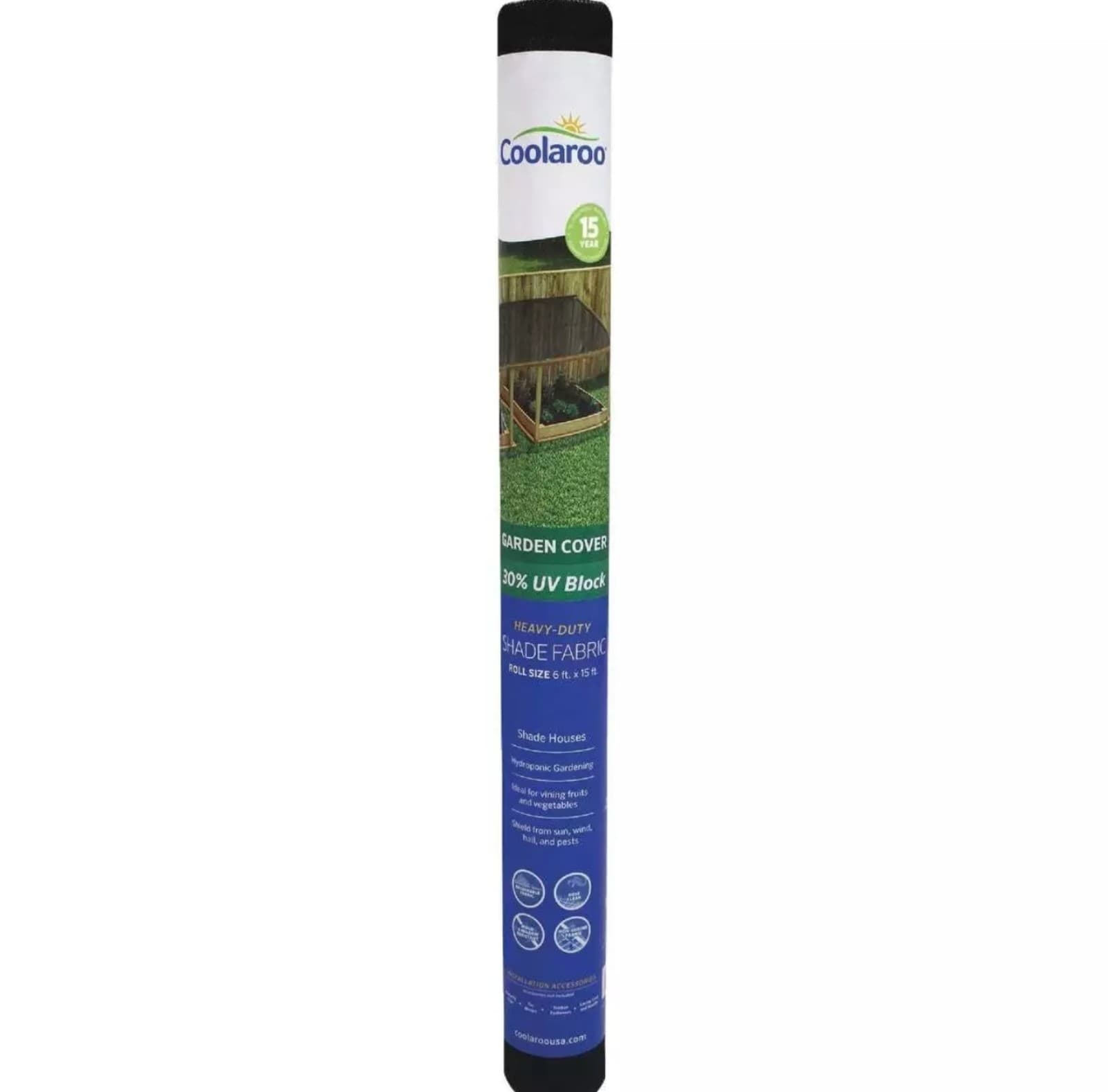 Coolaroo 6ft x 15ft shade barrier - Thumbnail 6