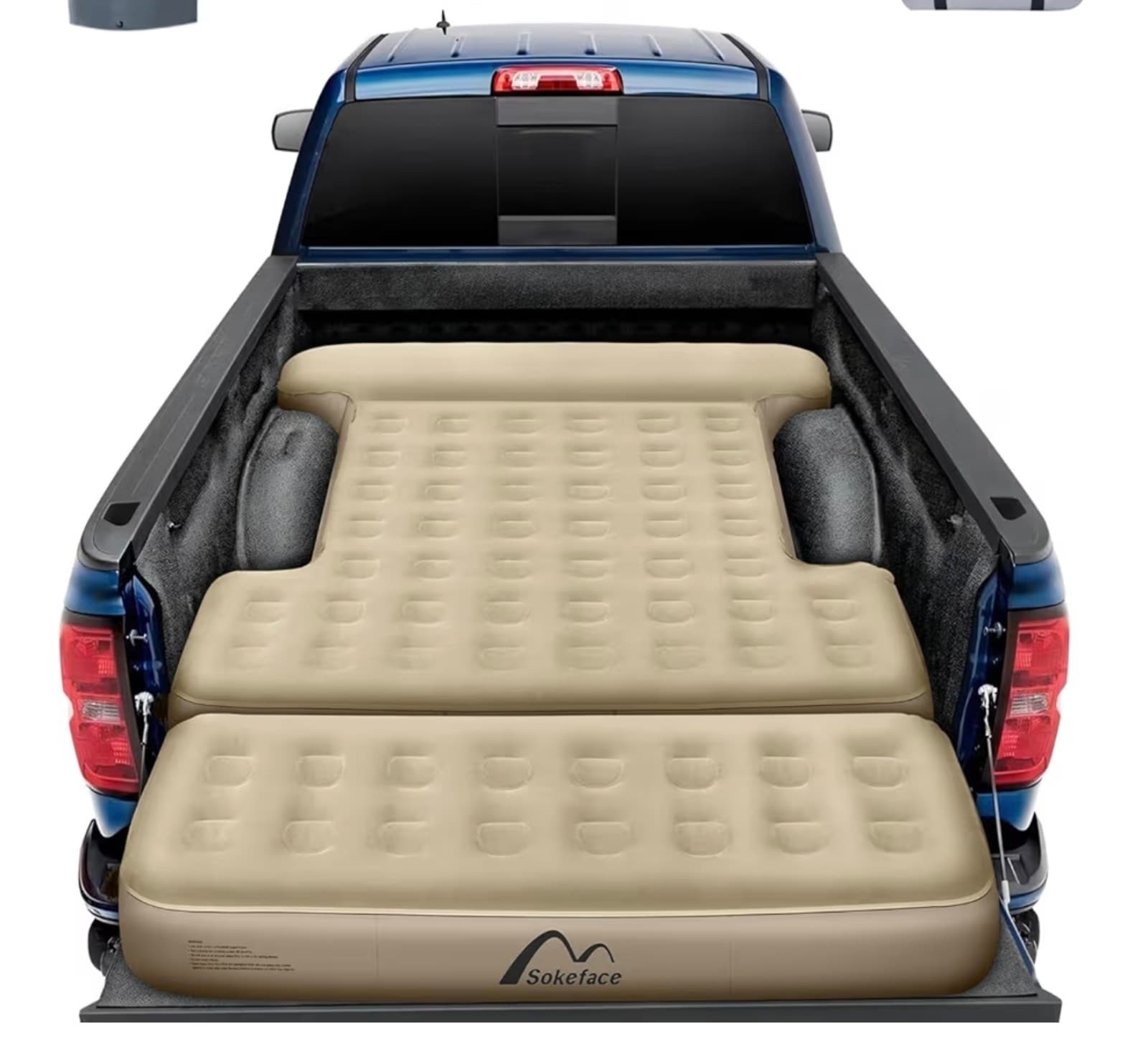 Detachable Tailgate Extendable 5.5-5.8ft Truck Bed Air Mattress - Heavy-Duty Inf - Image 1