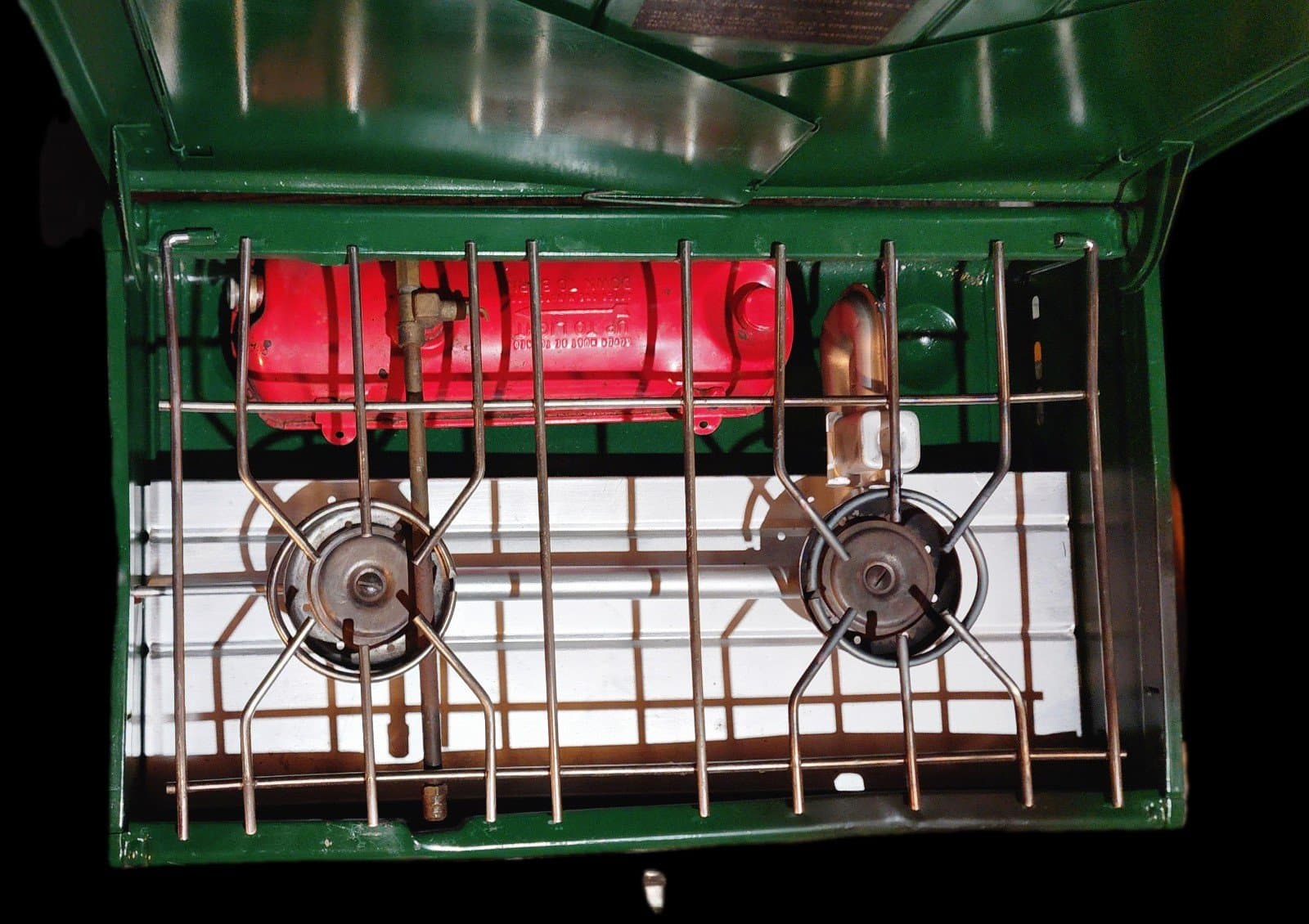 Coleman Dual Fuel Camping Suitcase Stove 2 Burner - Vintage - Image 1