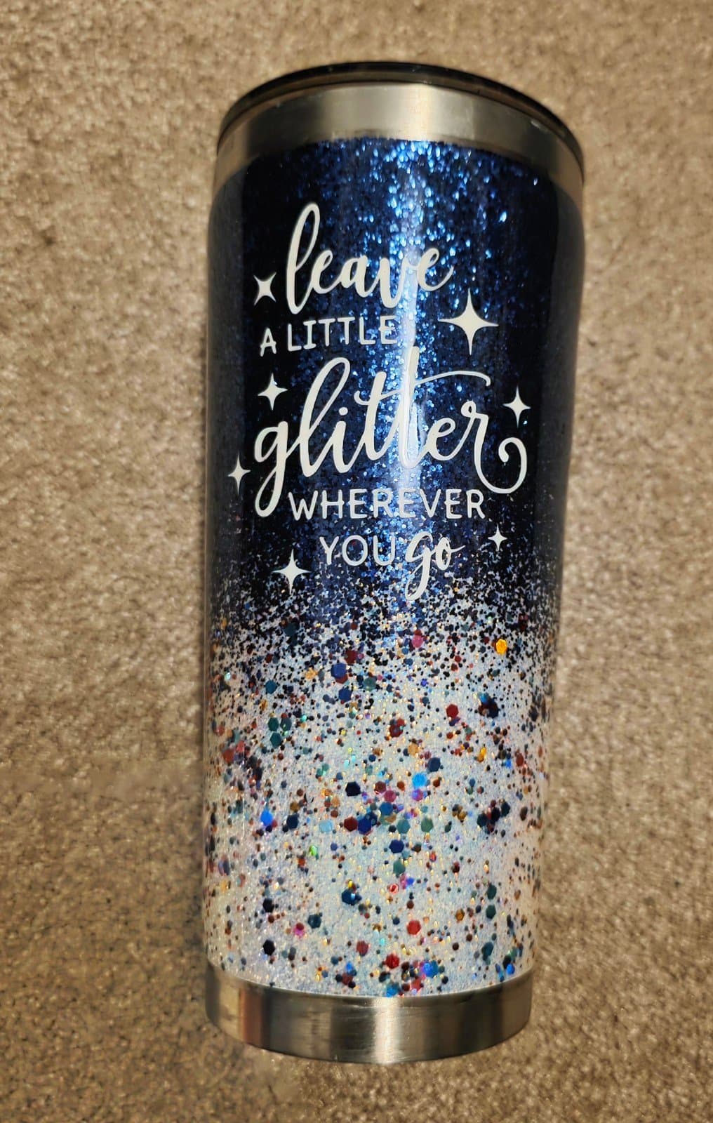 Glittery Tumbler 24oz Hogg - Image 1