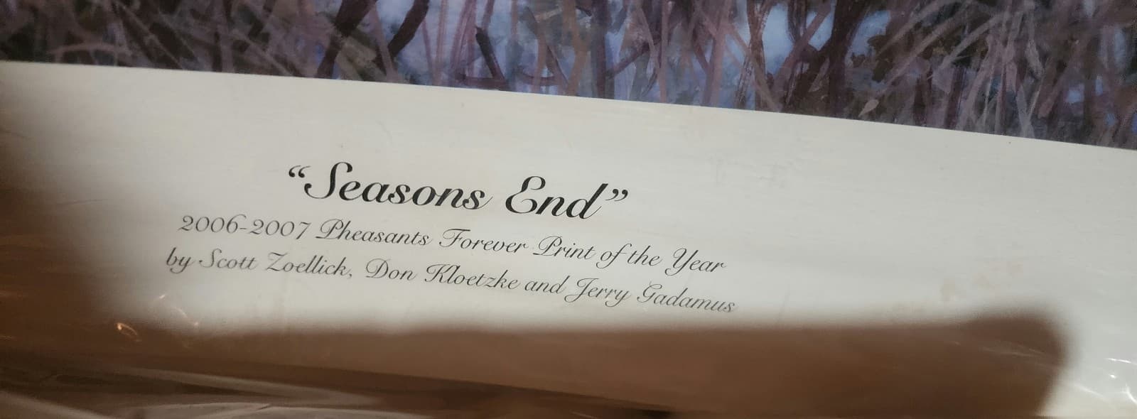 Seasons End Print by Scott Zoellick 24" x 16" Artist Proof - Thumbnail 2