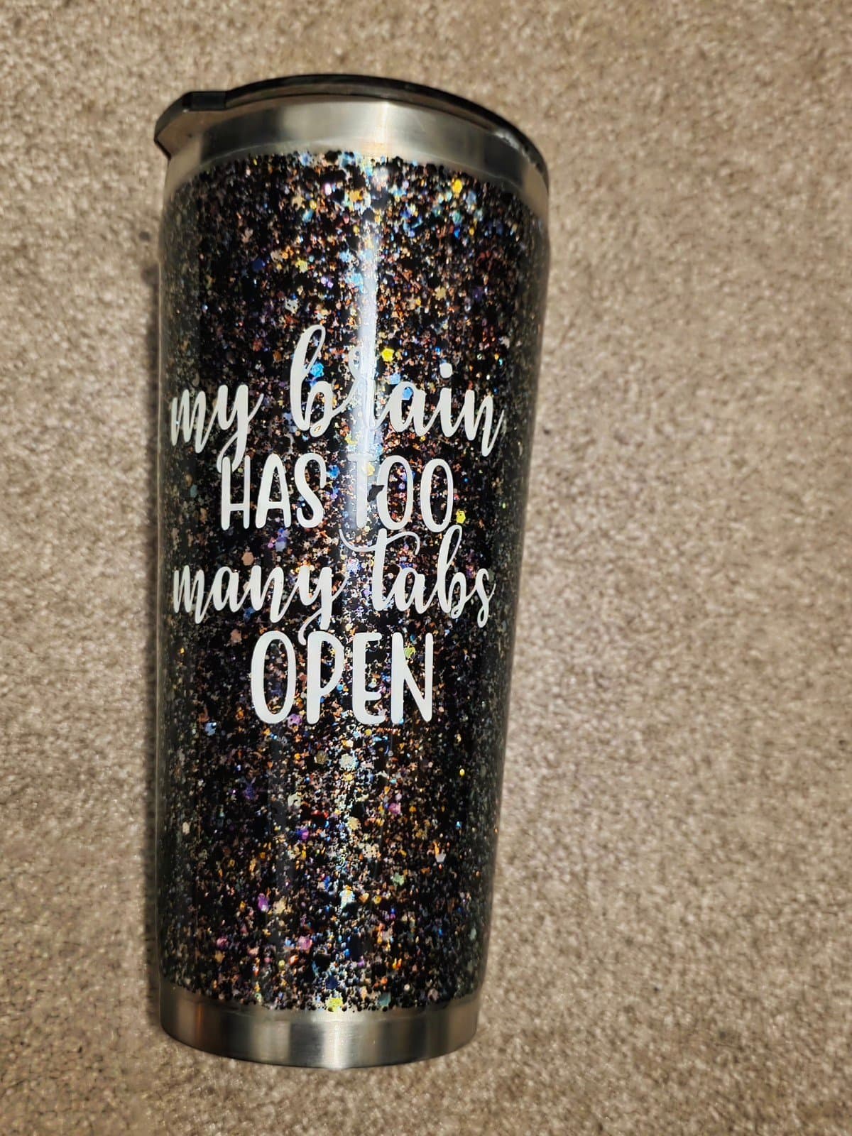 Glittery Tumbler 24oz Hogg - Image 1
