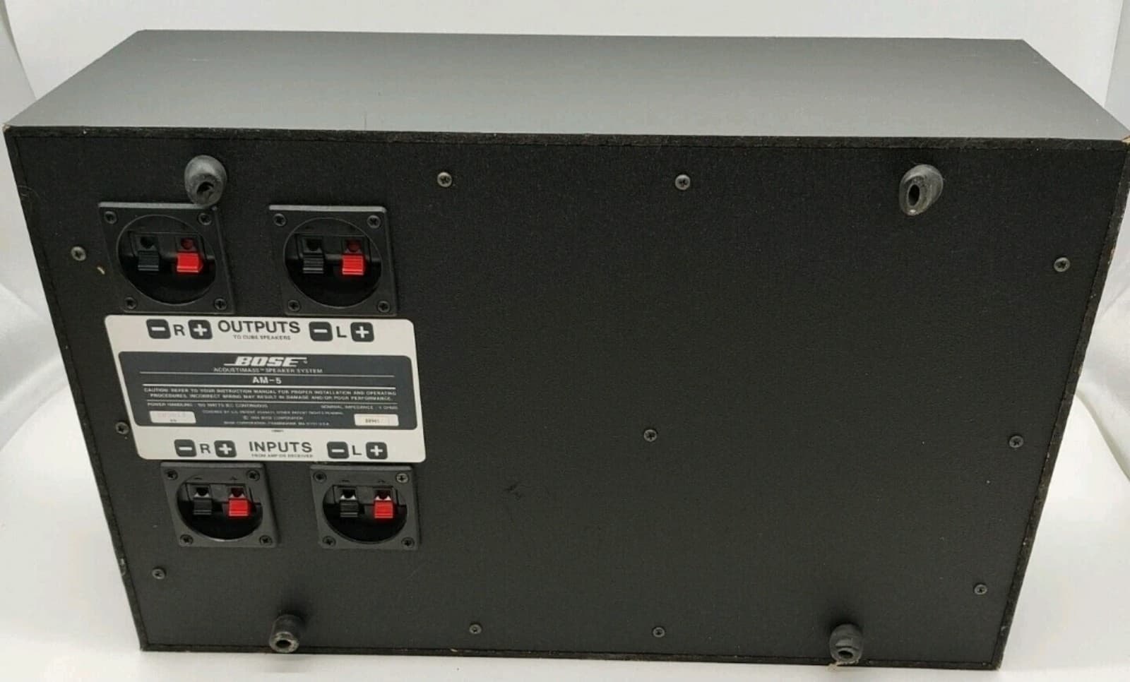 Bose AM-5 Acoustimass Satellite + Subwoofer Speaker System-Tested - Thumbnail 8