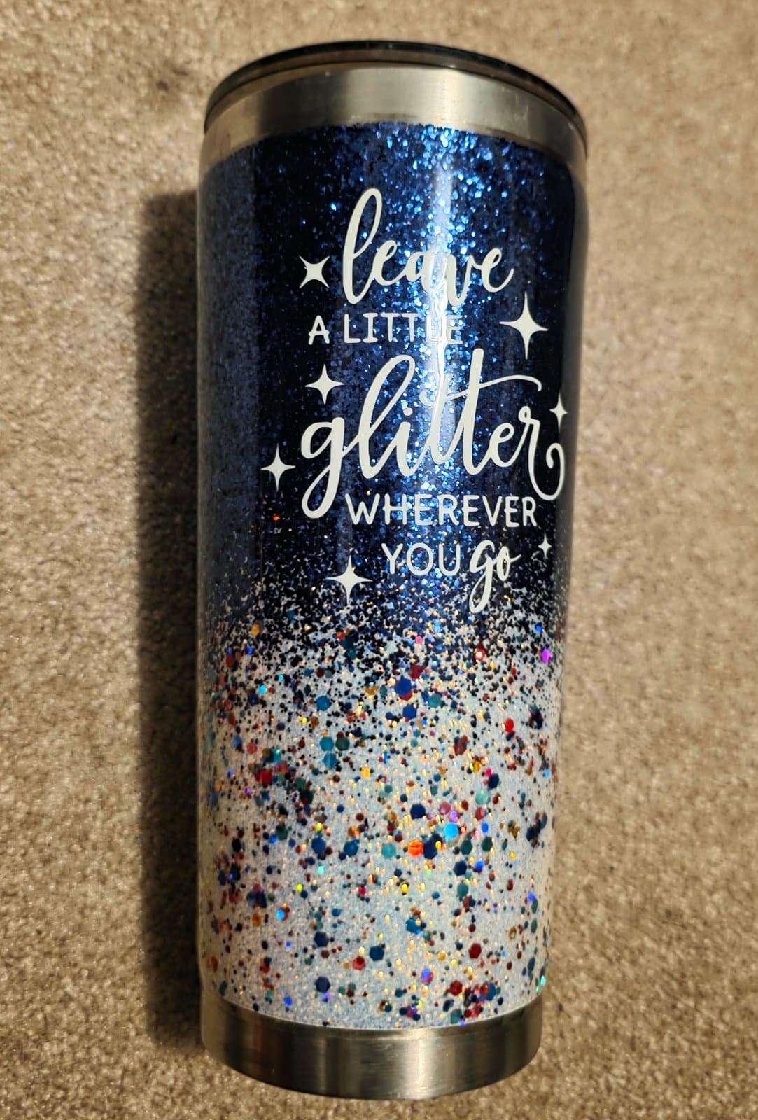 Glittery Tumbler 24oz Hogg - Thumbnail 2