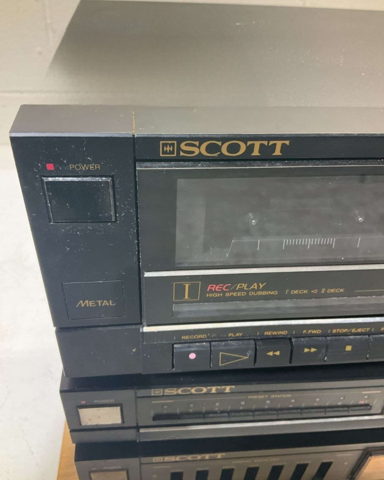 Scott Amplifier Equalizer Synthesizer Cassette Stereo Set - Thumbnail 2