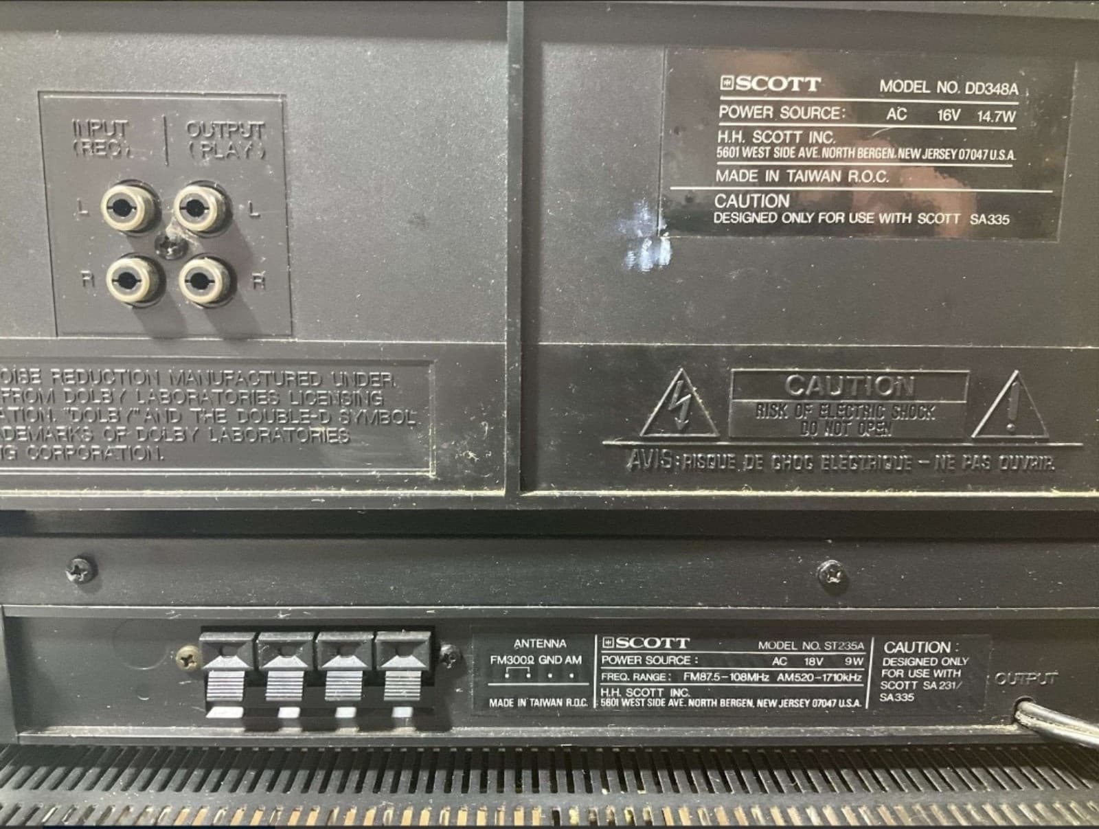 Scott Amplifier Equalizer Synthesizer Cassette Stereo Set - Thumbnail 5