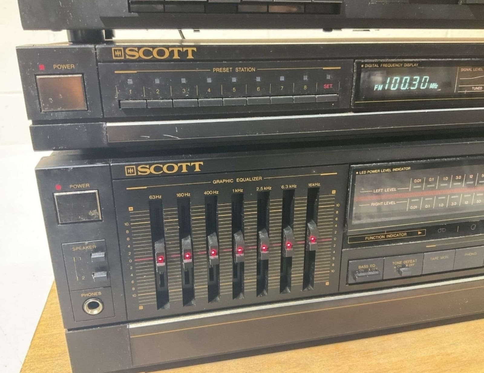 Scott Amplifier Equalizer Synthesizer Cassette Stereo Set - Thumbnail 3