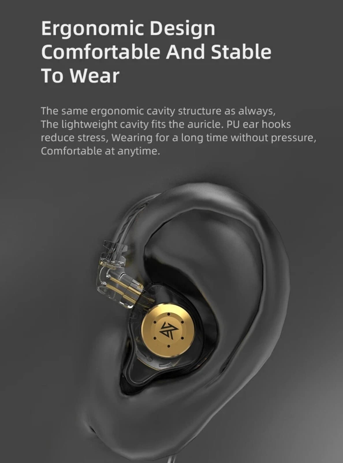 Earphones Dynamic In Ear Monitor HiFi Headphones Bass Stereo Earplugs - Thumbnail 6