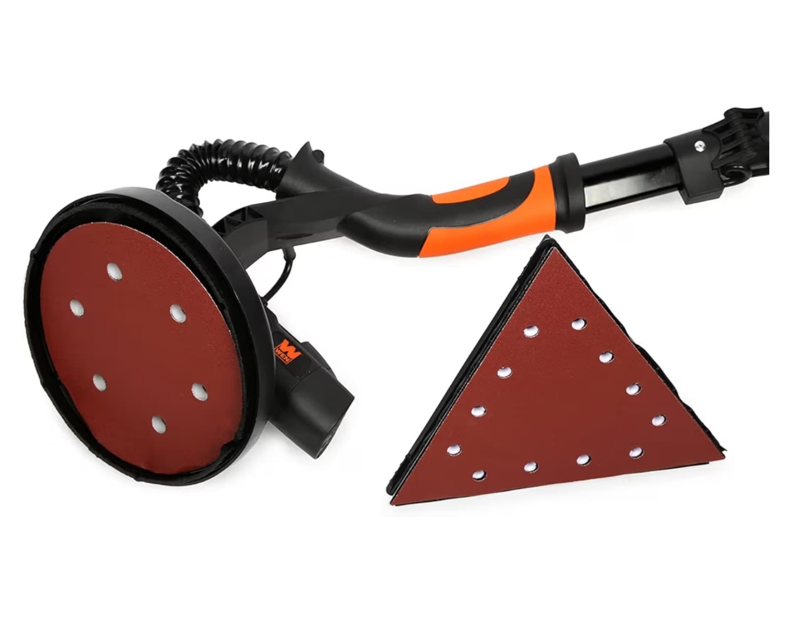 Dual-Head Drywall Sander with 15-Foot Dust Hose - Thumbnail 4