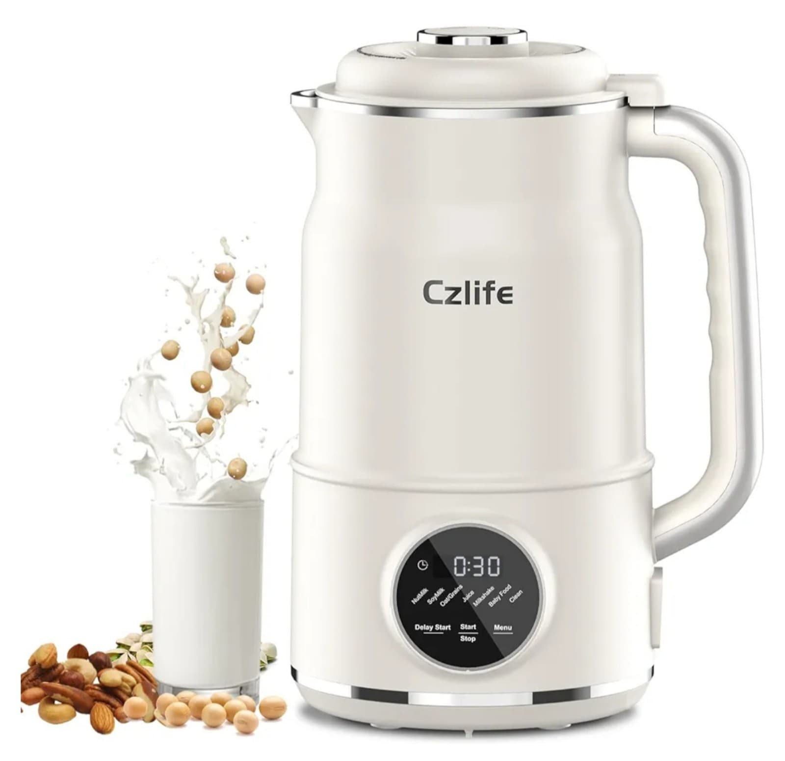 Nut Milk Maker, 50oz (1.5L) Automatic Soy Milk Maker Oat Milk, Nutmilk, Juice, M - Image 1