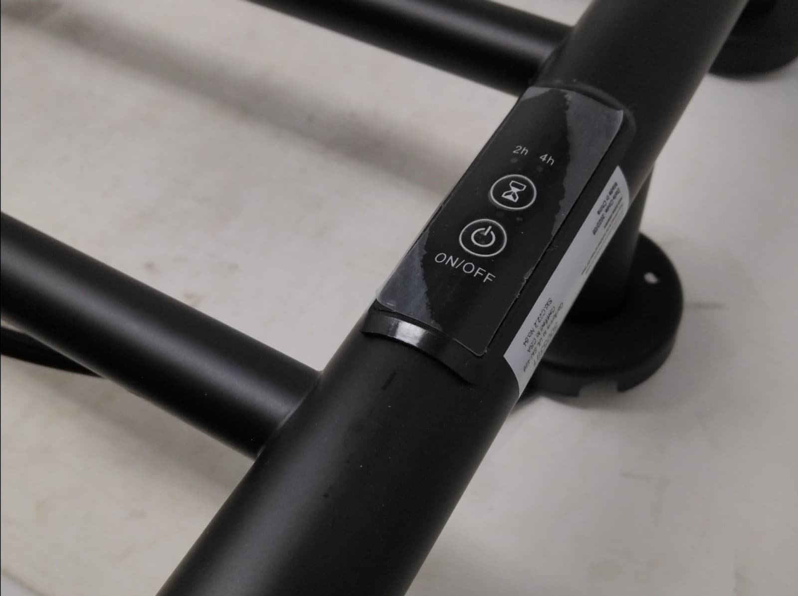 Hot Towel Warmer Wall Mounted Heated Towel Racks with Built-in Timer - Thumbnail 2