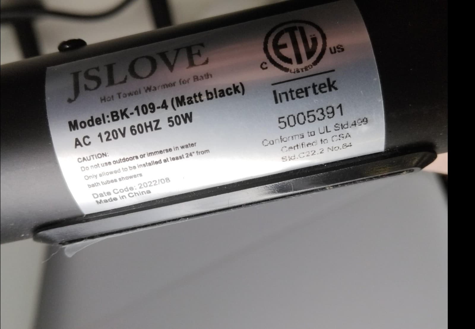 Hot Towel Warmer Wall Mounted Heated Towel Racks with Built-in Timer - Thumbnail 3