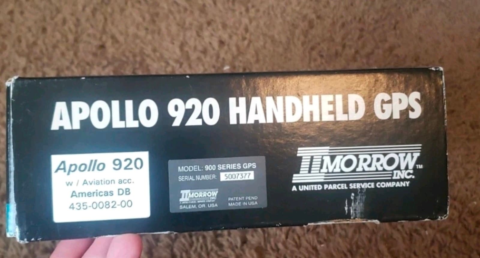 Apollo 920 handheld gps with moving map display with Extras - Thumbnail 3