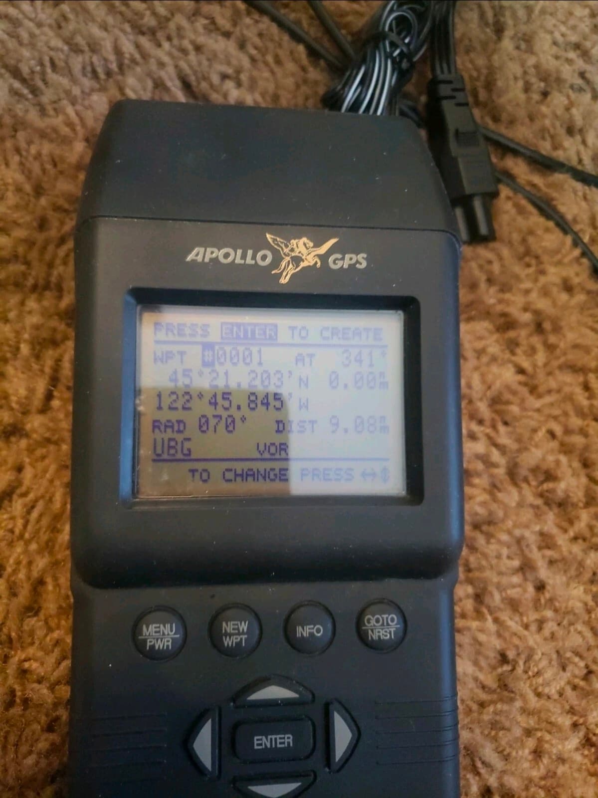 Apollo 920 handheld gps with moving map display with Extras - Thumbnail 12