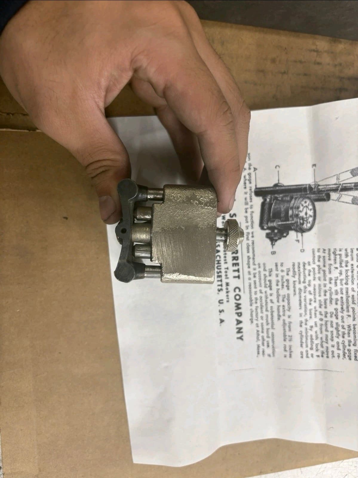 Starrett Cylinder gauge 2"-6" range Model #452-B - Thumbnail 4