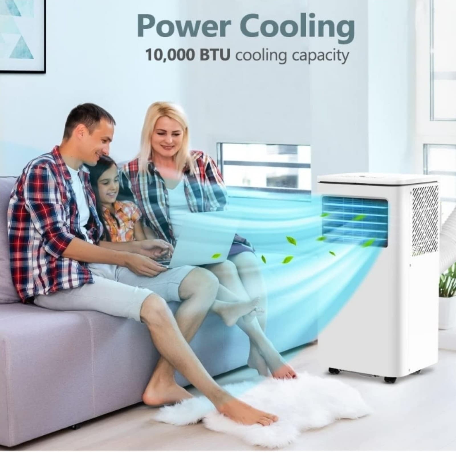 Portable AC Unit by Life Plus 10,000 BTU - Thumbnail 3