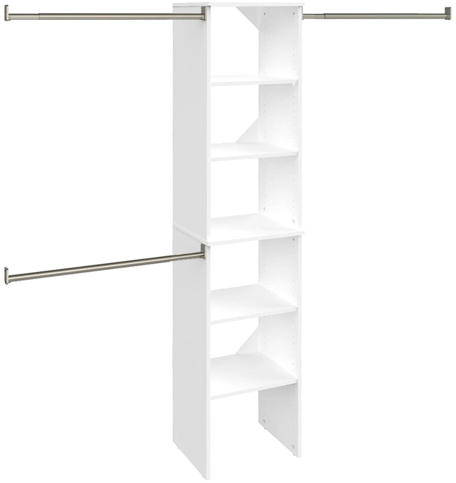 ClosetMaid SuiteSymphony 25-Inch Tower Closet Organizer with Top Shelves - Image 1