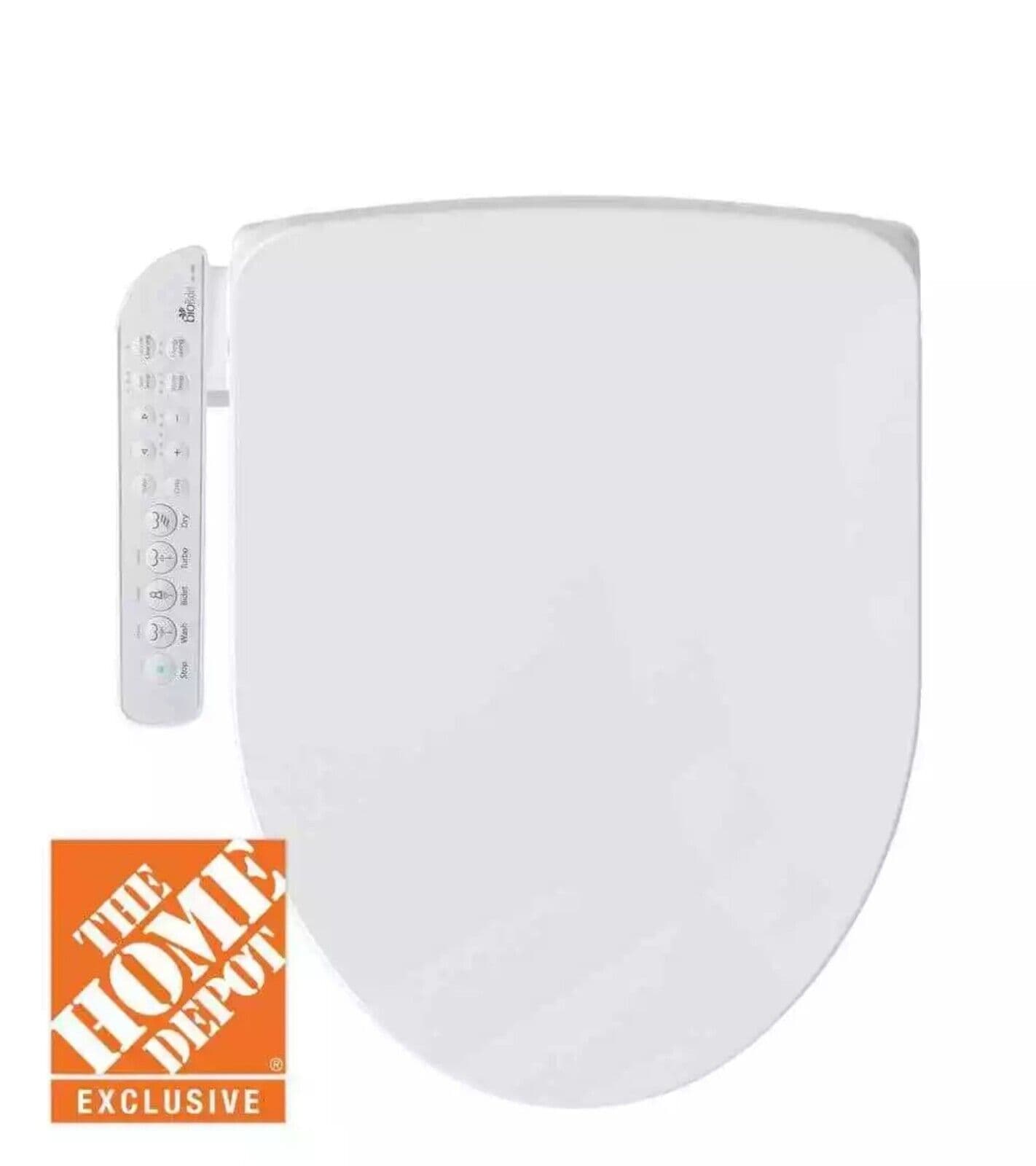 HD-7000 Electric Bidet Seat for Elongated Toilets, White - Thumbnail 3
