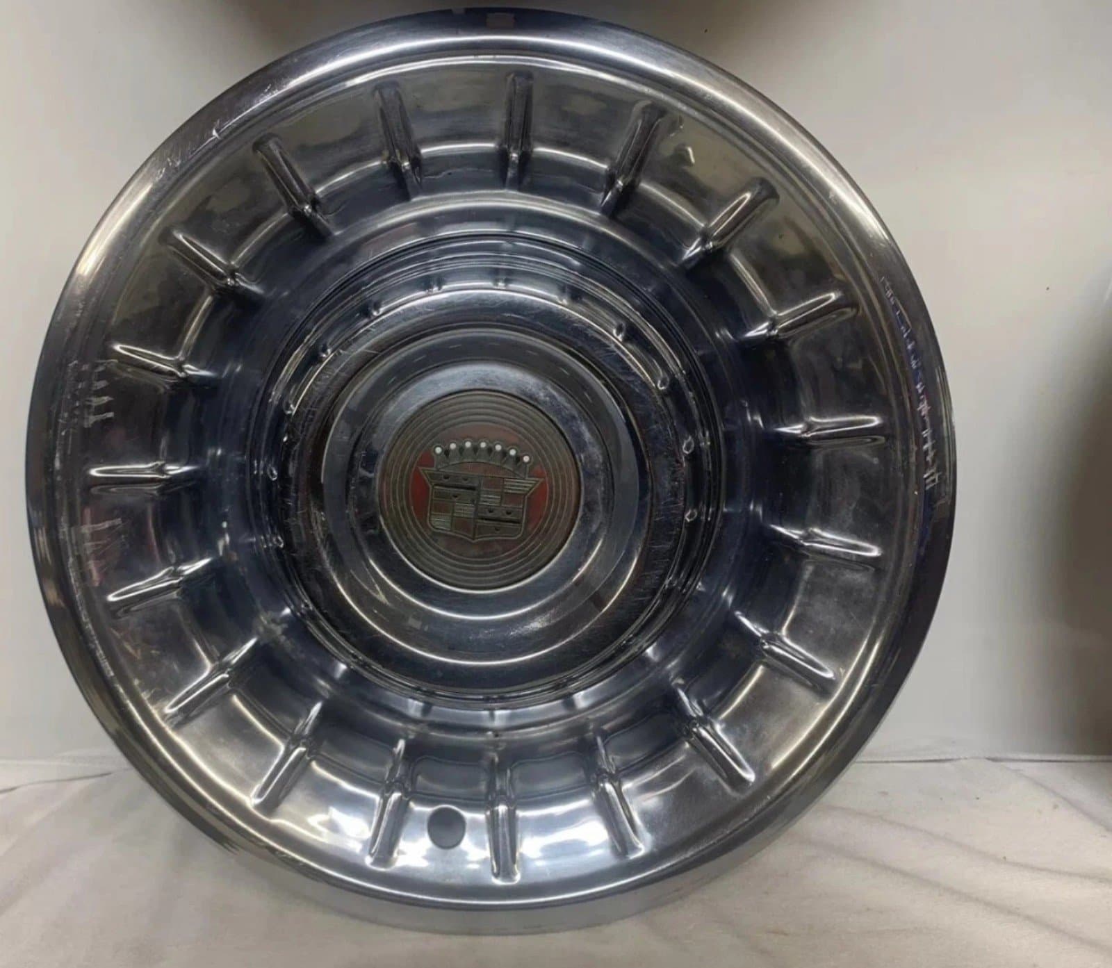 1956 Cadillac Hub Caps 15" Set of 4 Caddy Wheel Covers Hubcaps - Thumbnail 5