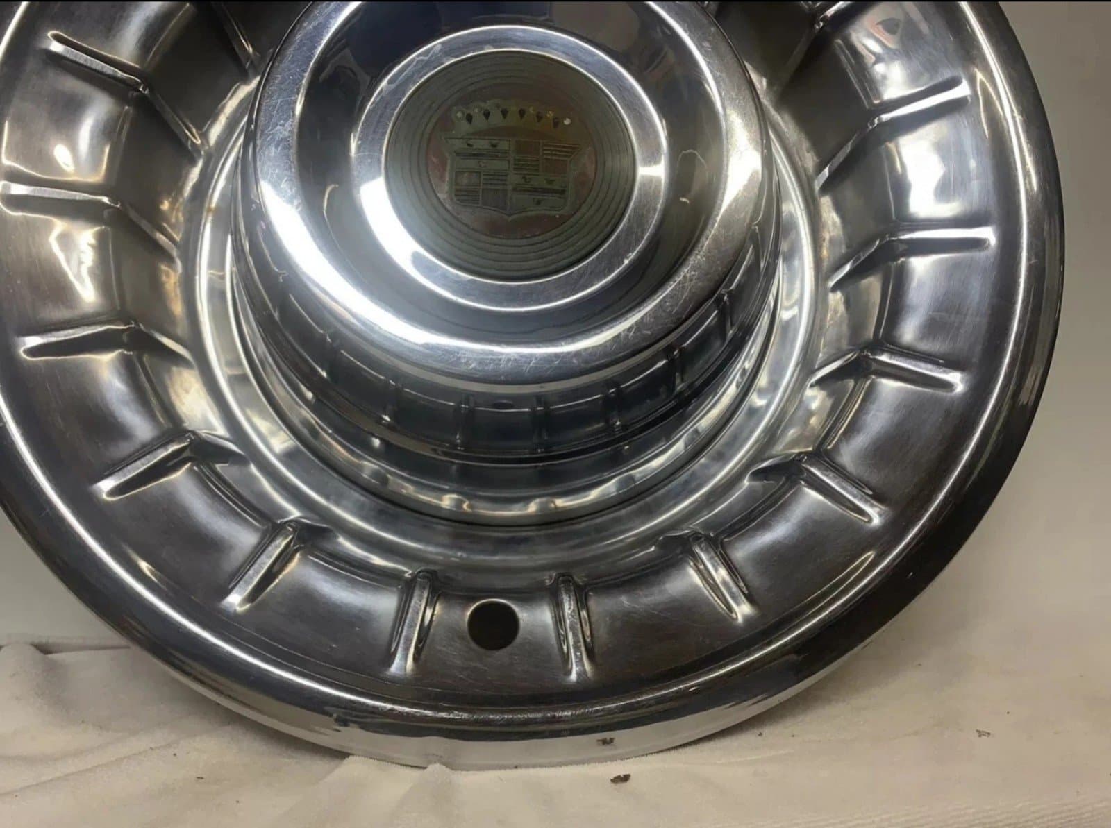 1956 Cadillac Hub Caps 15" Set of 4 Caddy Wheel Covers Hubcaps - Thumbnail 6