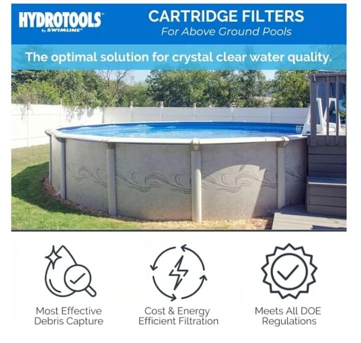 HYDROTOOLS Sure-Flo Cartridge Pool Filter Tank & Element D1003 - Thumbnail 8