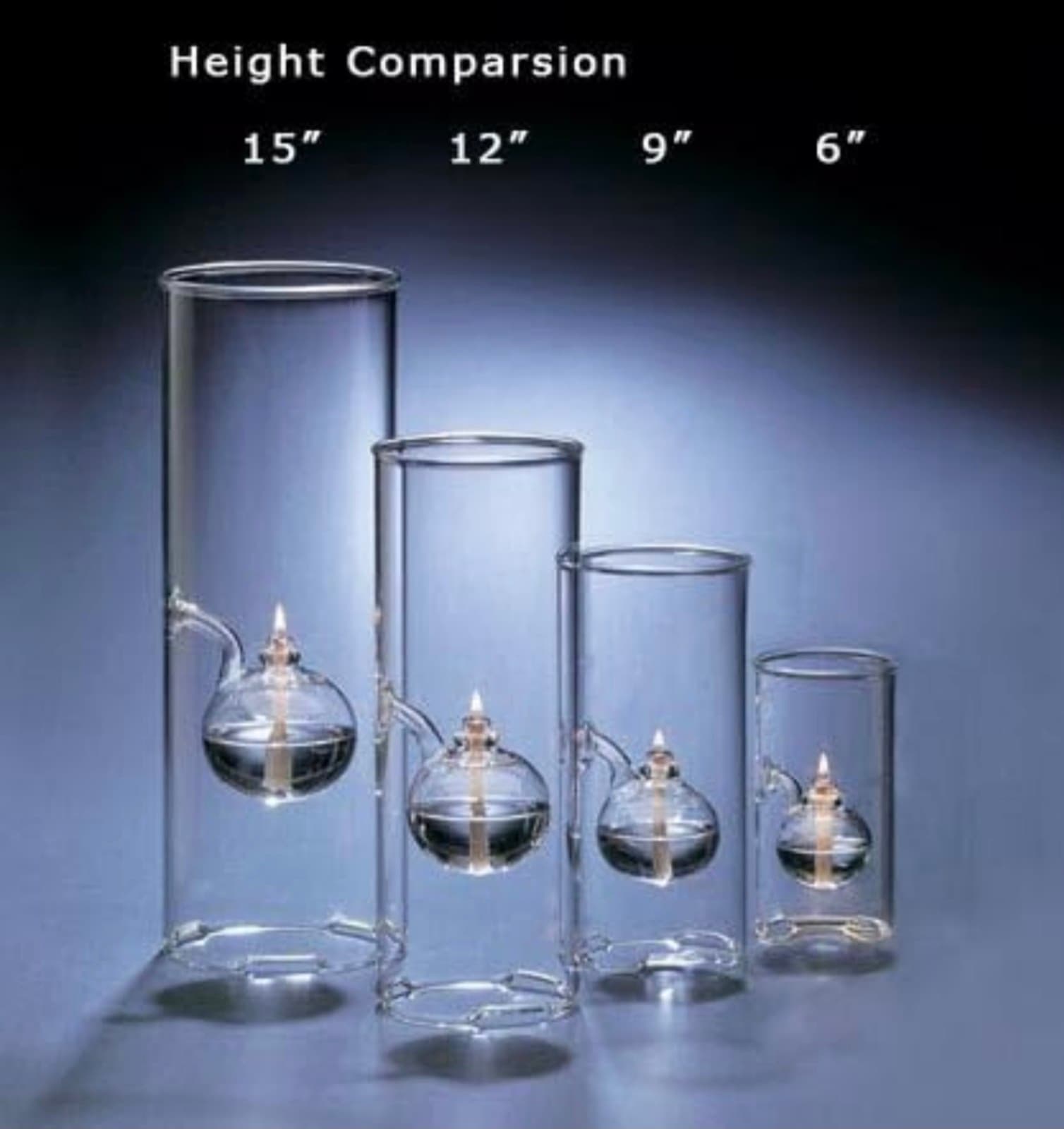 Wolfard 9 Inch Original Oil Lamp x2 - Thumbnail 3