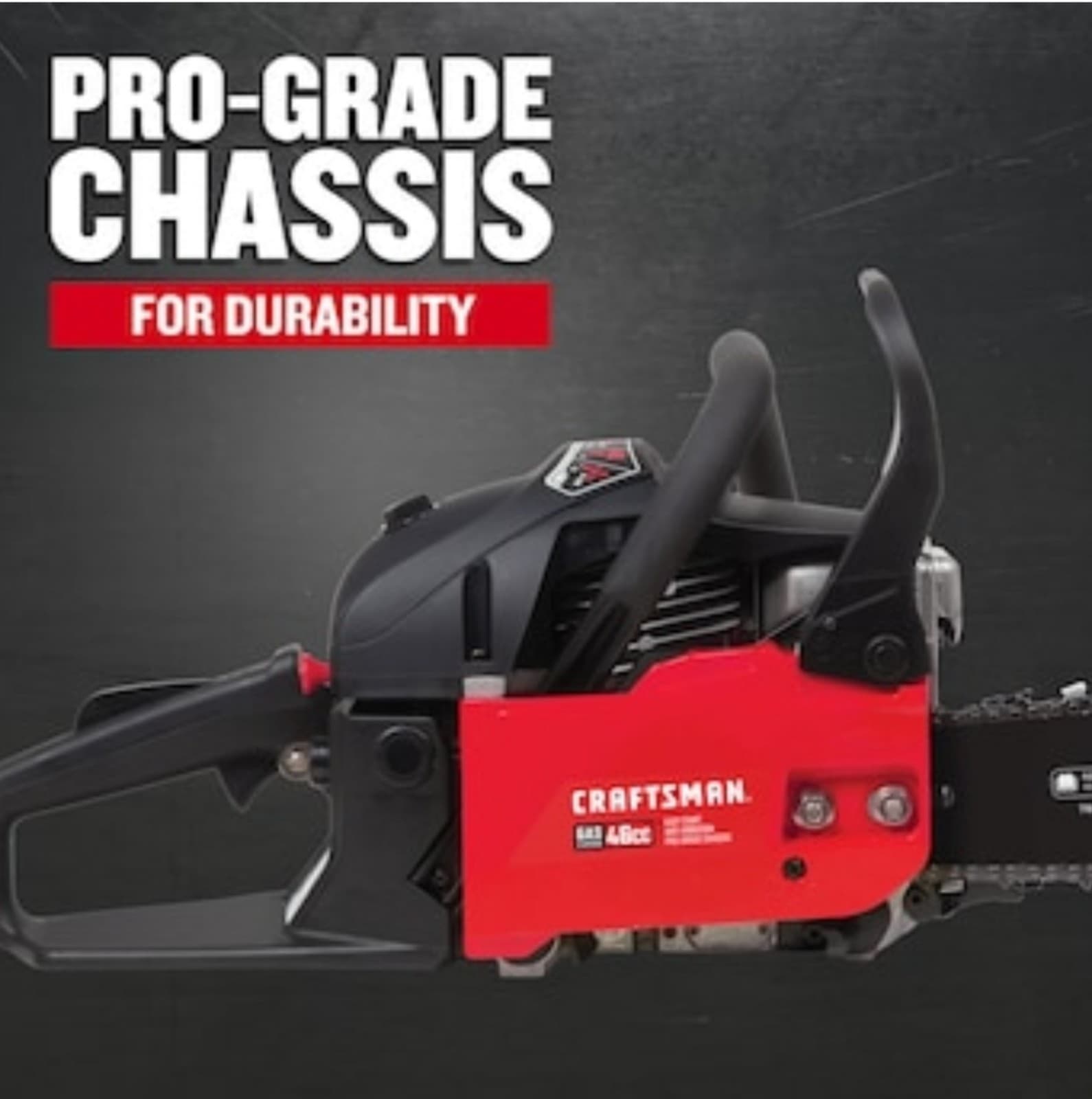 CRAFTSMAN S205 46-cc 2-cycle 20-in Gas Chainsaw - Thumbnail 5