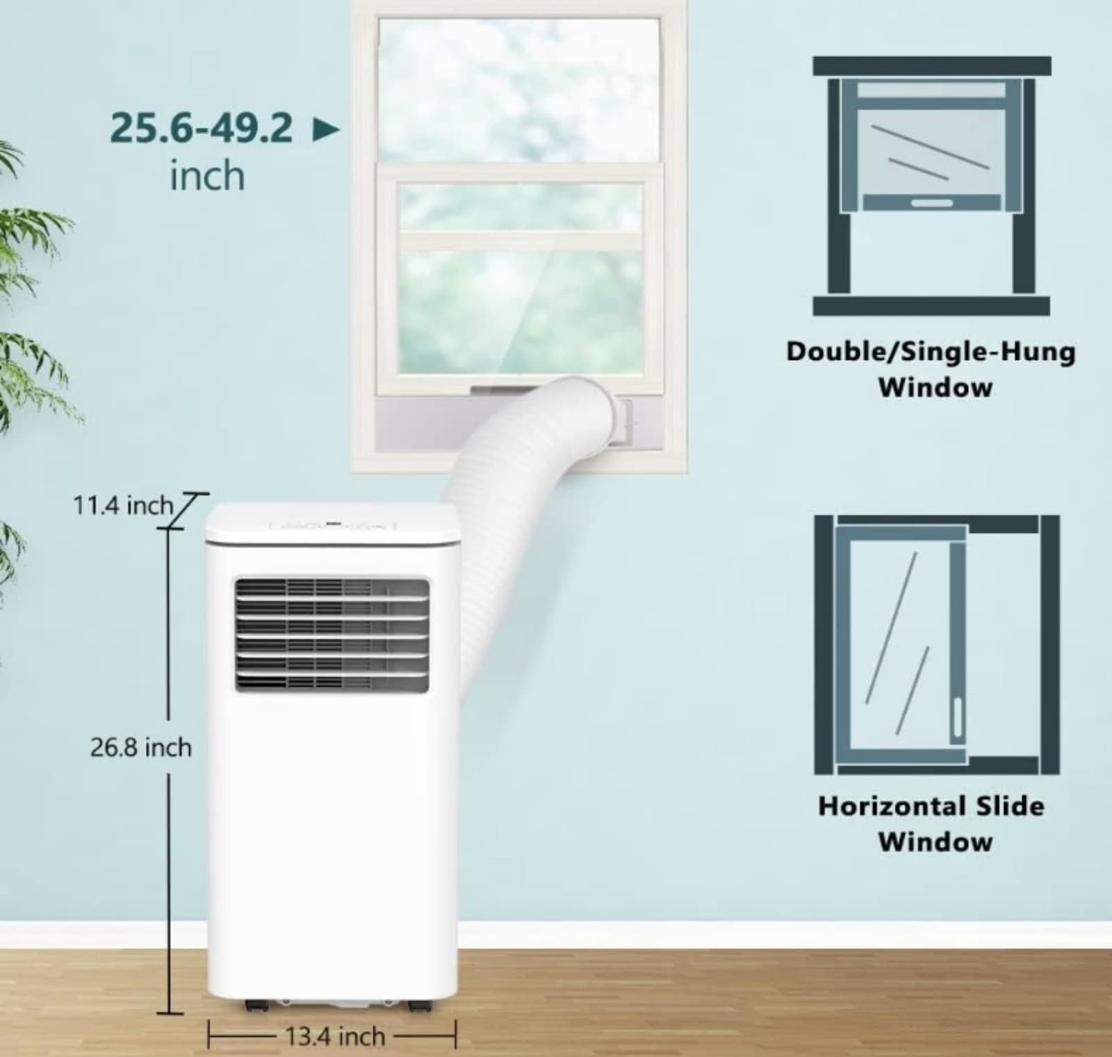 Portable AC Unit by Life Plus 10,000 BTU - Thumbnail 6