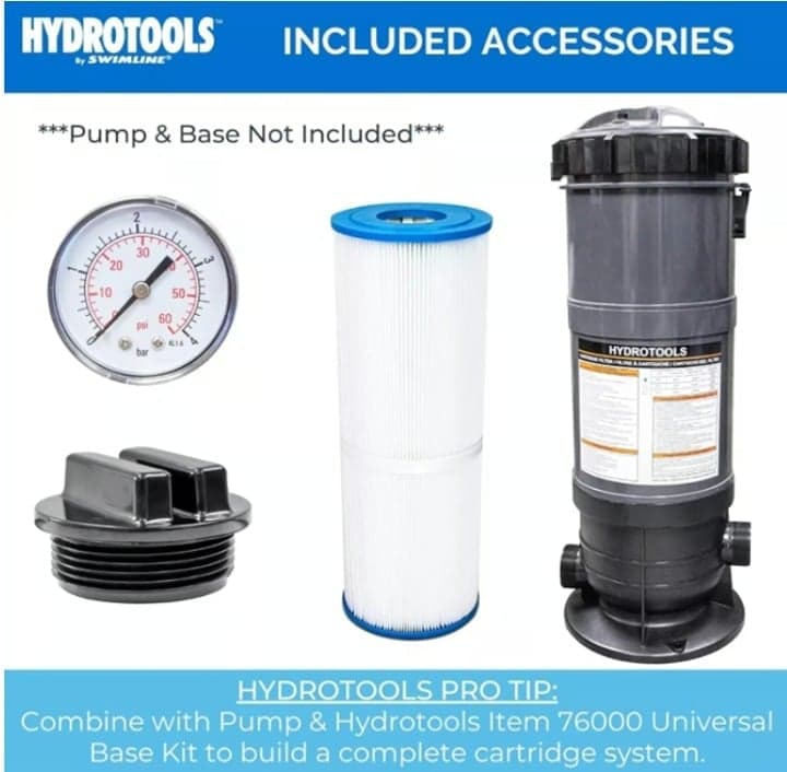 HYDROTOOLS Sure-Flo Cartridge Pool Filter Tank & Element D1003 - Thumbnail 3