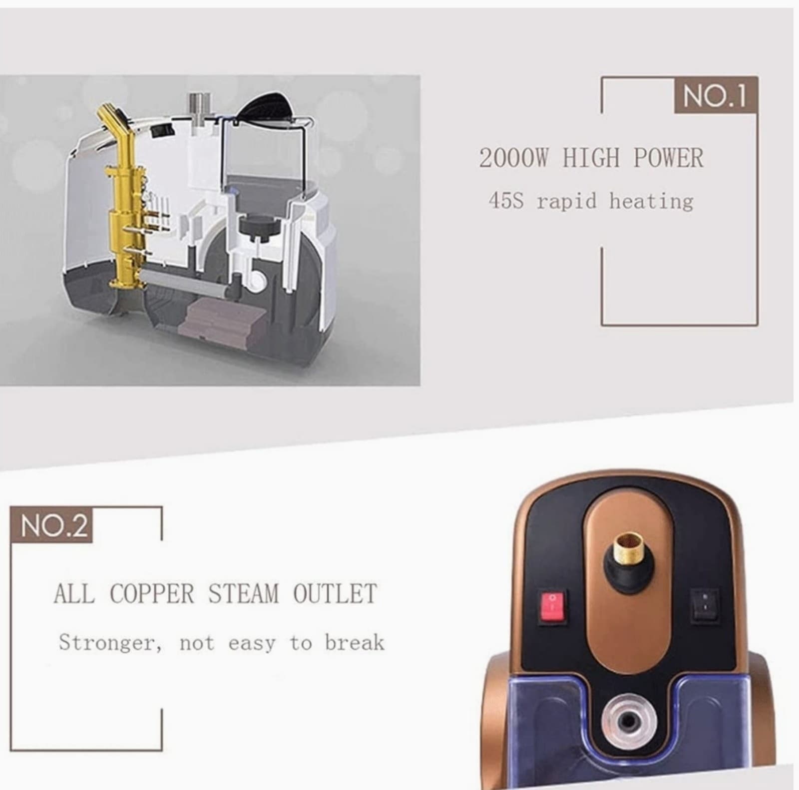 Vertical Garment Steamer - Professional Heavy Duty Clothes Steamer for Commercia - Thumbnail 3