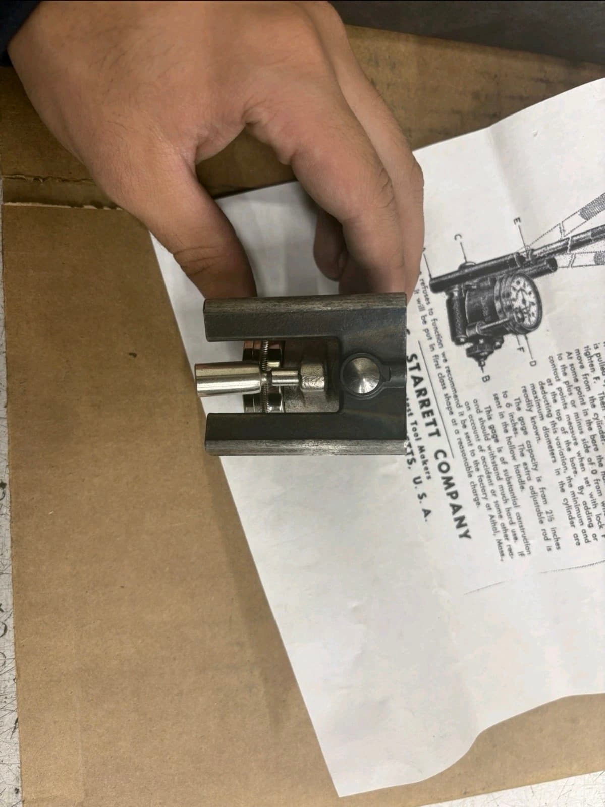 Starrett Cylinder gauge 2"-6" range Model #452-B - Thumbnail 3