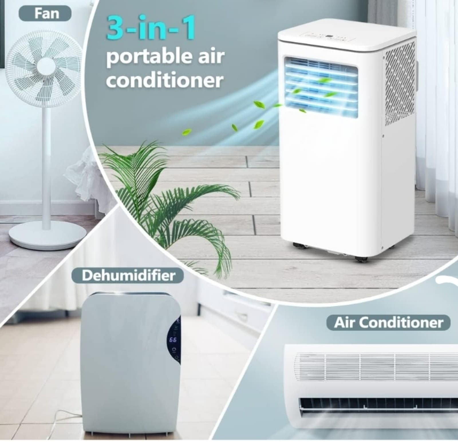 Portable AC Unit by Life Plus 10,000 BTU - Thumbnail 2