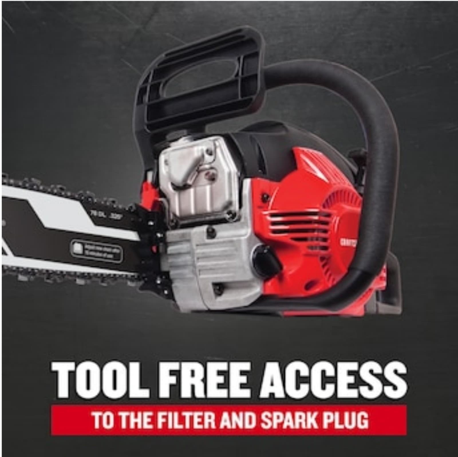 CRAFTSMAN S205 46-cc 2-cycle 20-in Gas Chainsaw - Thumbnail 7