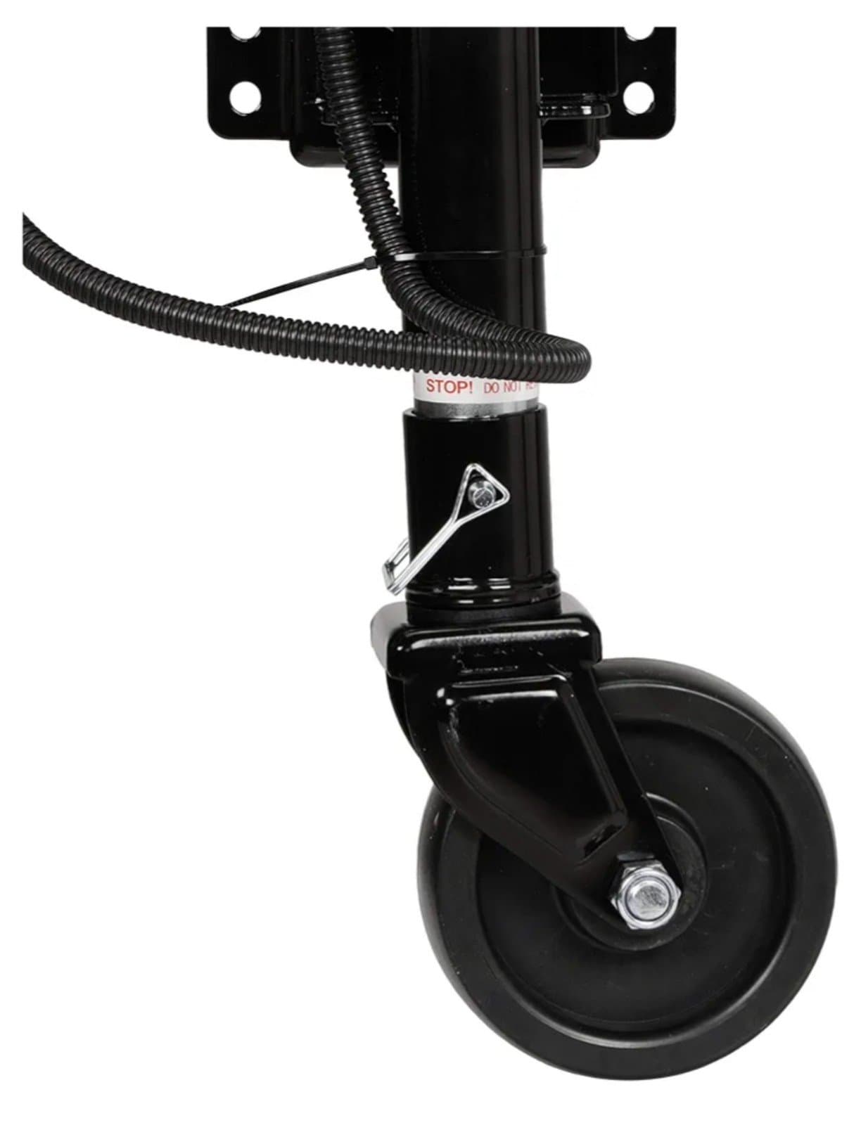 Seachoice Electric Jack with Caster and 7-way Connector, 1,500 lb - Thumbnail 2