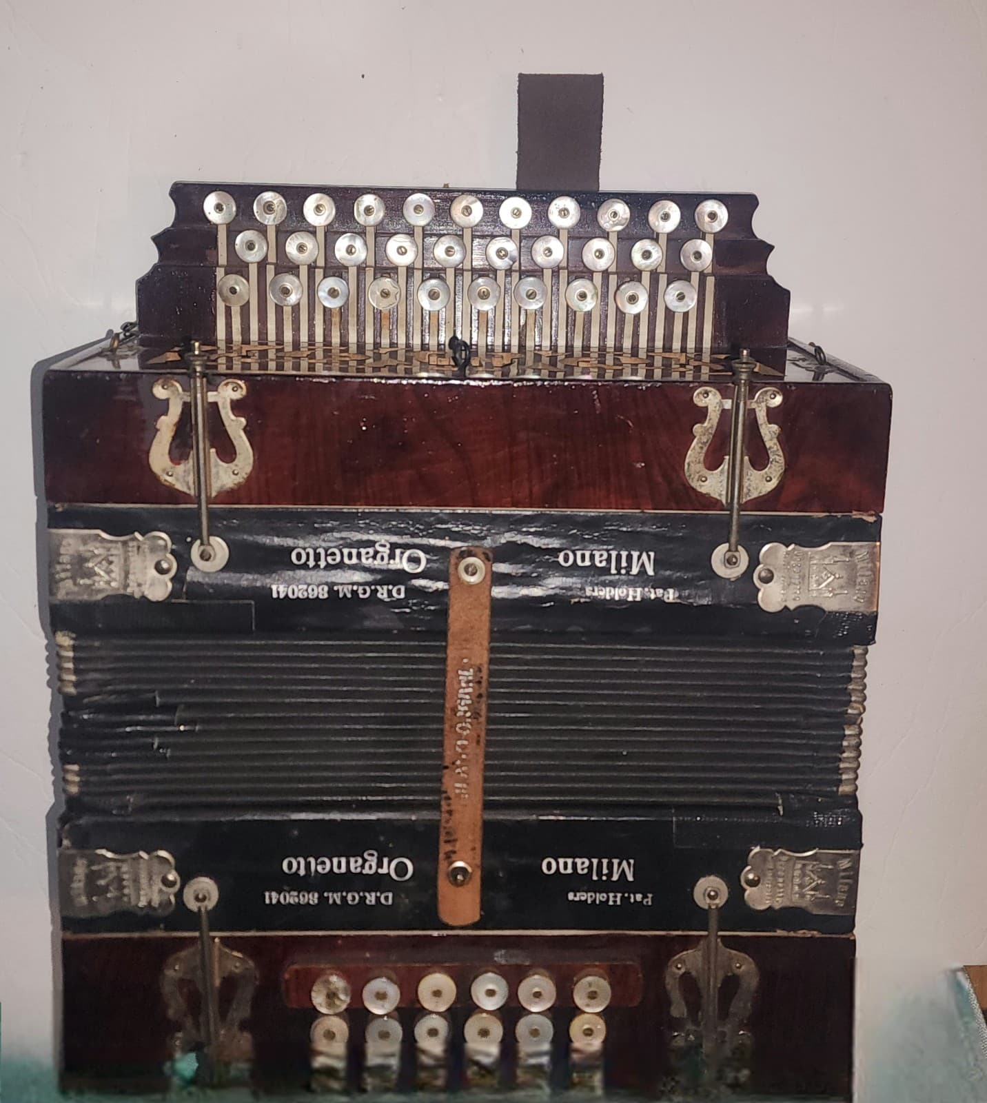 Milano Organetto 3 Row , 31 Button Accordion - Thumbnail 9