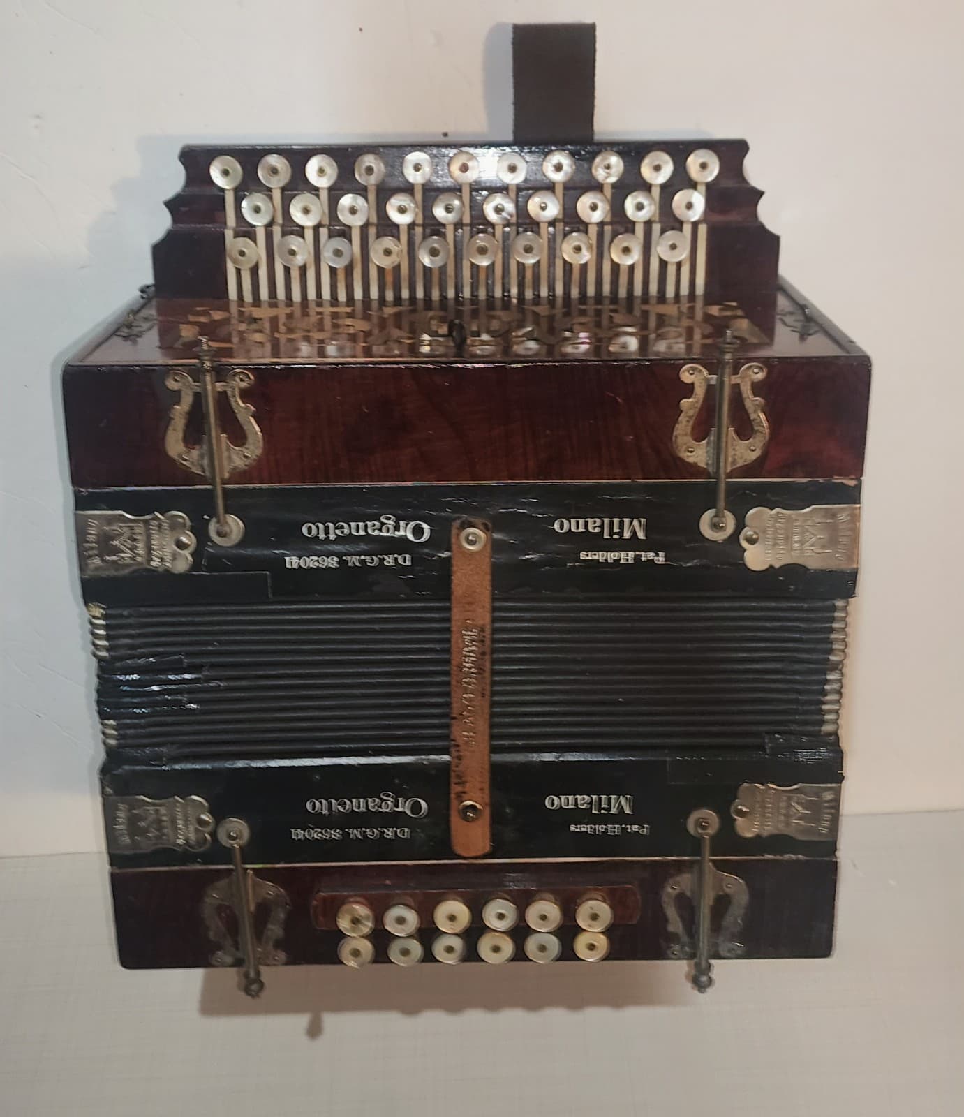 Milano Organetto 3 Row , 31 Button Accordion - Thumbnail 8