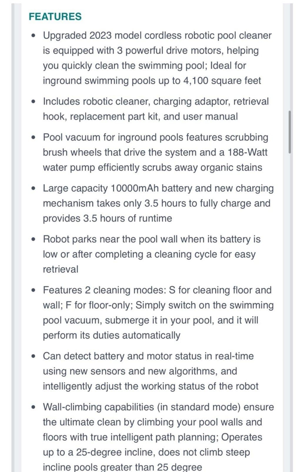 Smorobot Robotic Pool Cleaner - Thumbnail 10