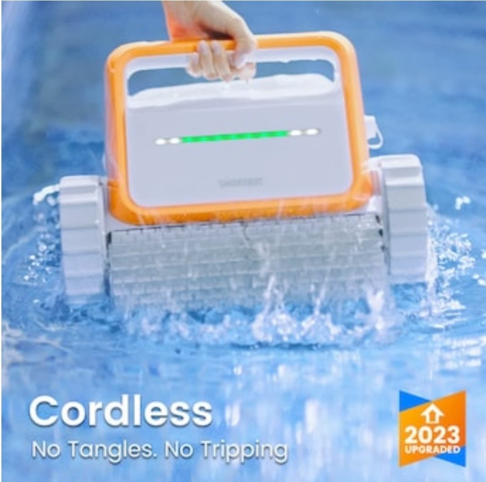 SMOROBOT 28.82-Inches Robotic Pool Vacuum - Thumbnail 8