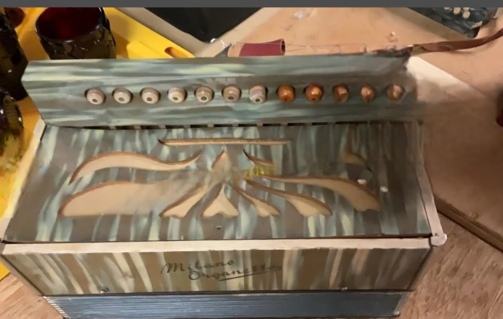 Milano Organetto 1 Row Accordion - Thumbnail 2